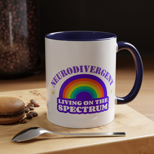 NeuroDivergent mug Morning affirmations mug neurospicy mug rainbowmug On the spectrum gift Christmas gift for her gift for him bestie Mug