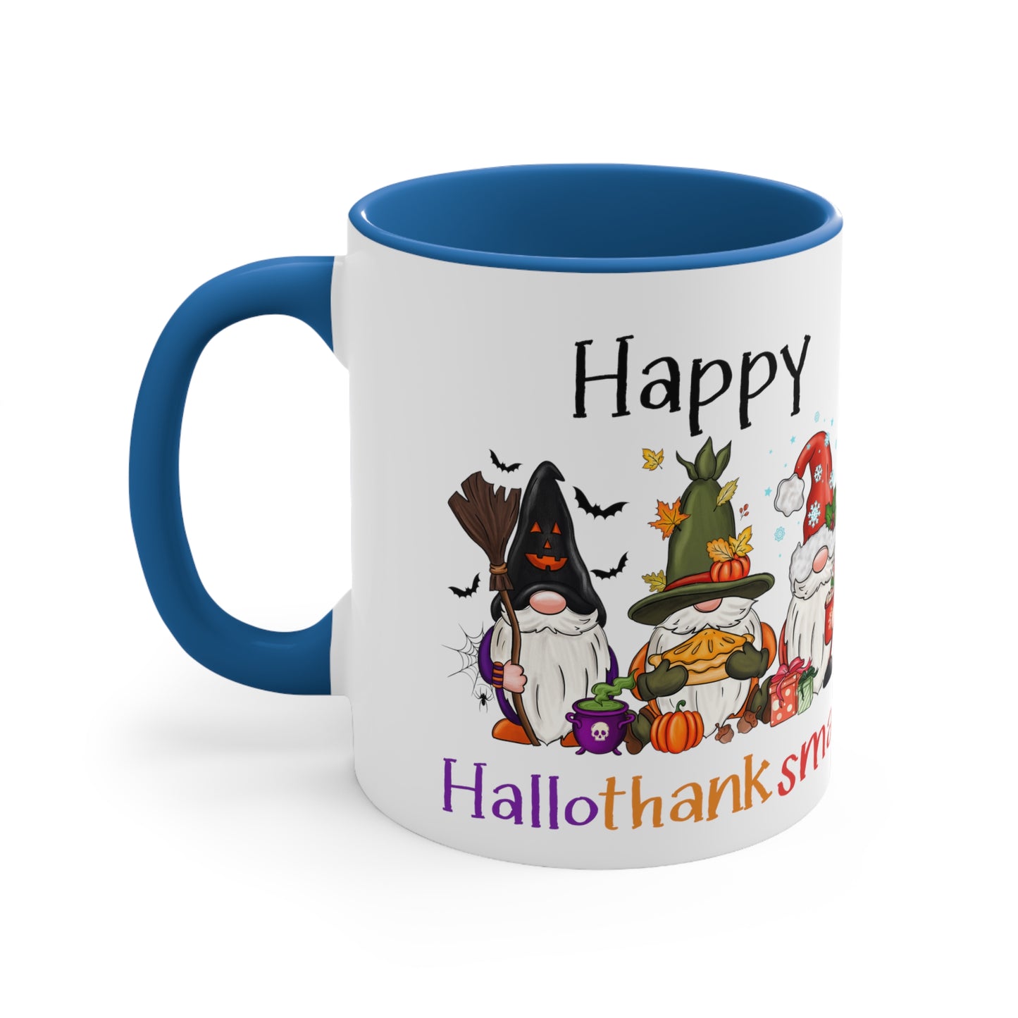 Gnome lover gift Halloween Mug Happy Hallothanksmas Spooky Teacher gift Appreciation mug gift coffee mug gift for her gift for him 11oz