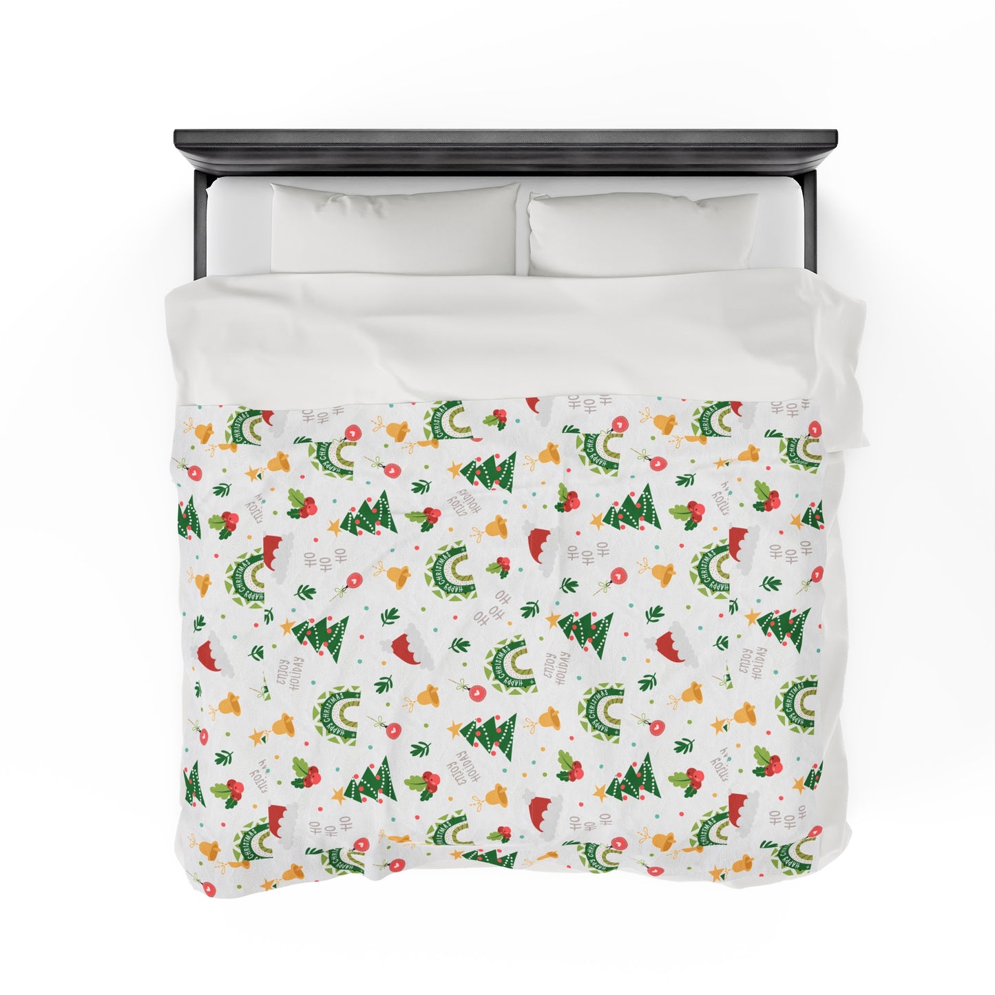 Christmas Blanket holiday blanket christmas movie watching blanket Merry christmas  blanket Velveteen Plush Blanket