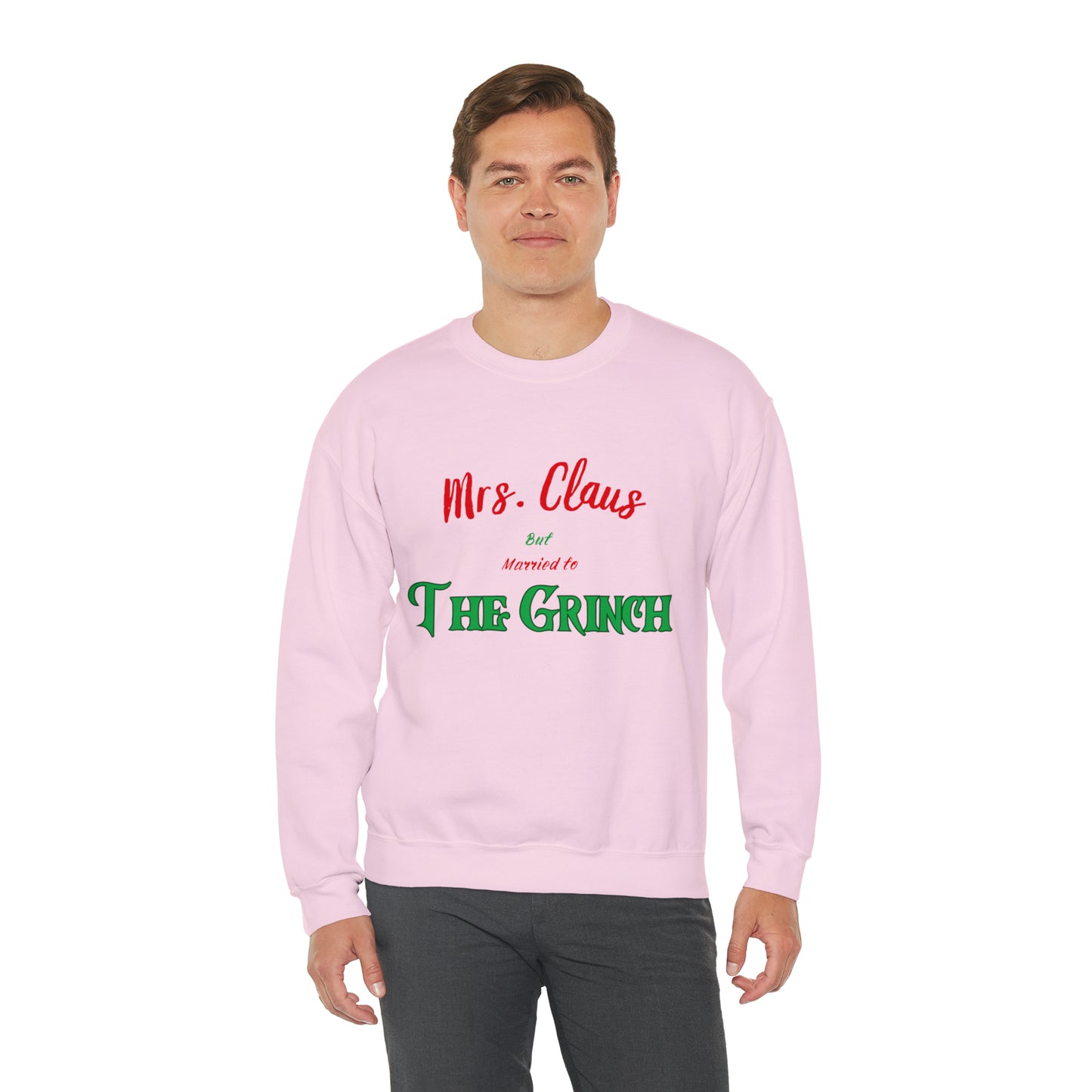 Mrs Claus sweater married to the grinch sweatshirt Merry Christmas Sweatshirt for Women Christmas Shirt Holiday Christmas gift for her