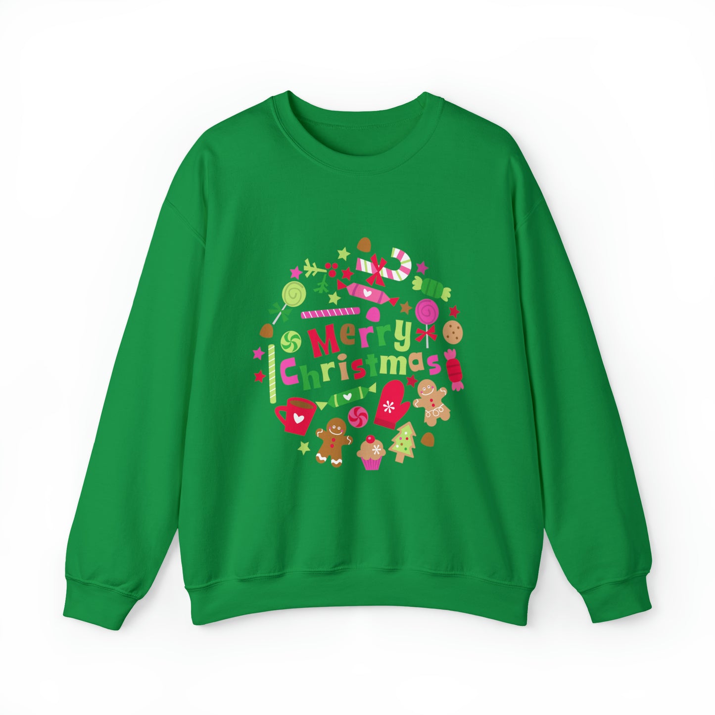 Candy Christmas sweater Merry Bright Christmas sweatshirt Christmas Sweatshirt for her Christmas family Shirt Christmas gift for him