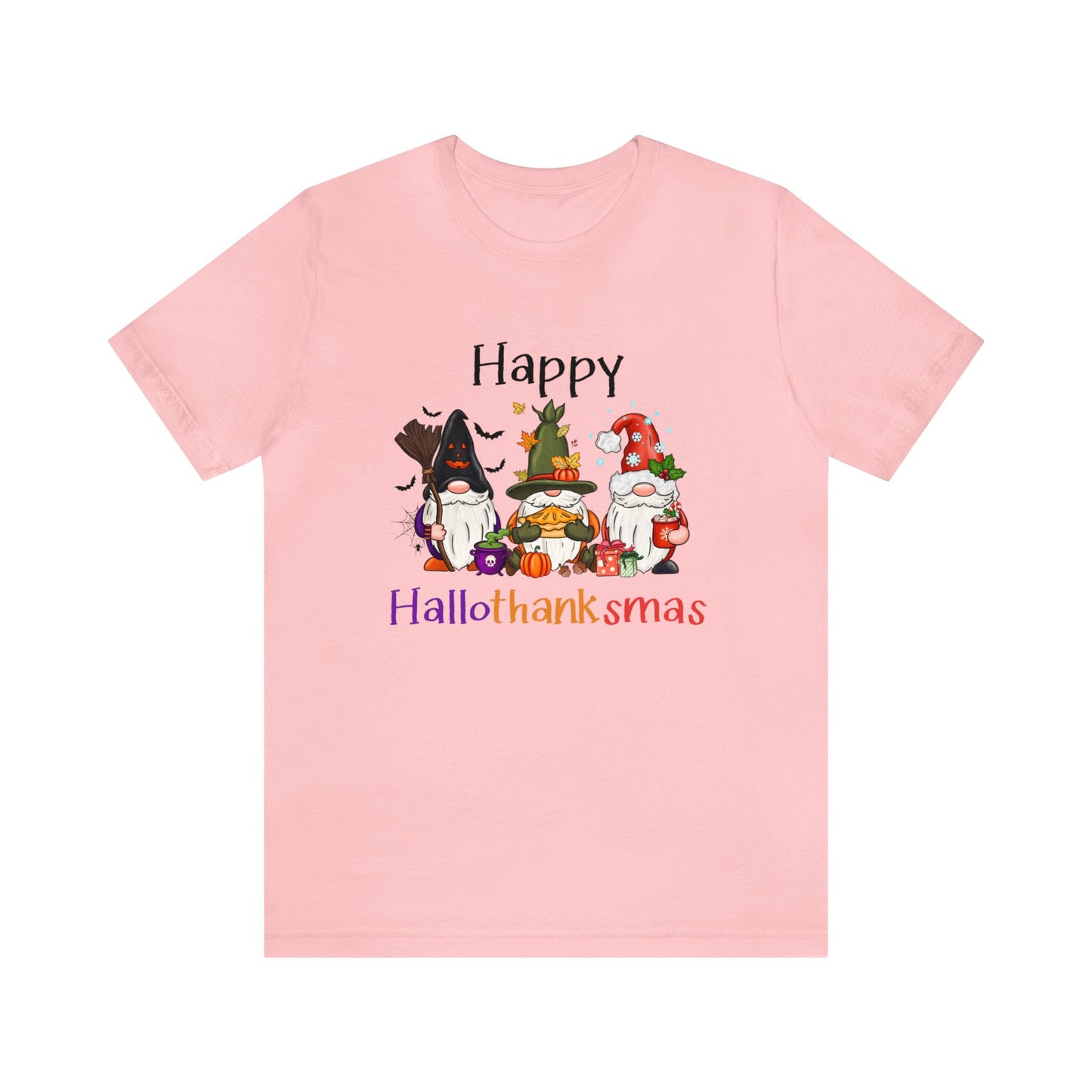 Gnomes lover gift gnomes Halloween shirt gift for her gift for him happy Hallothanksmas Shirt Unisex Tee Christmas gift Thanksgiving shirt
