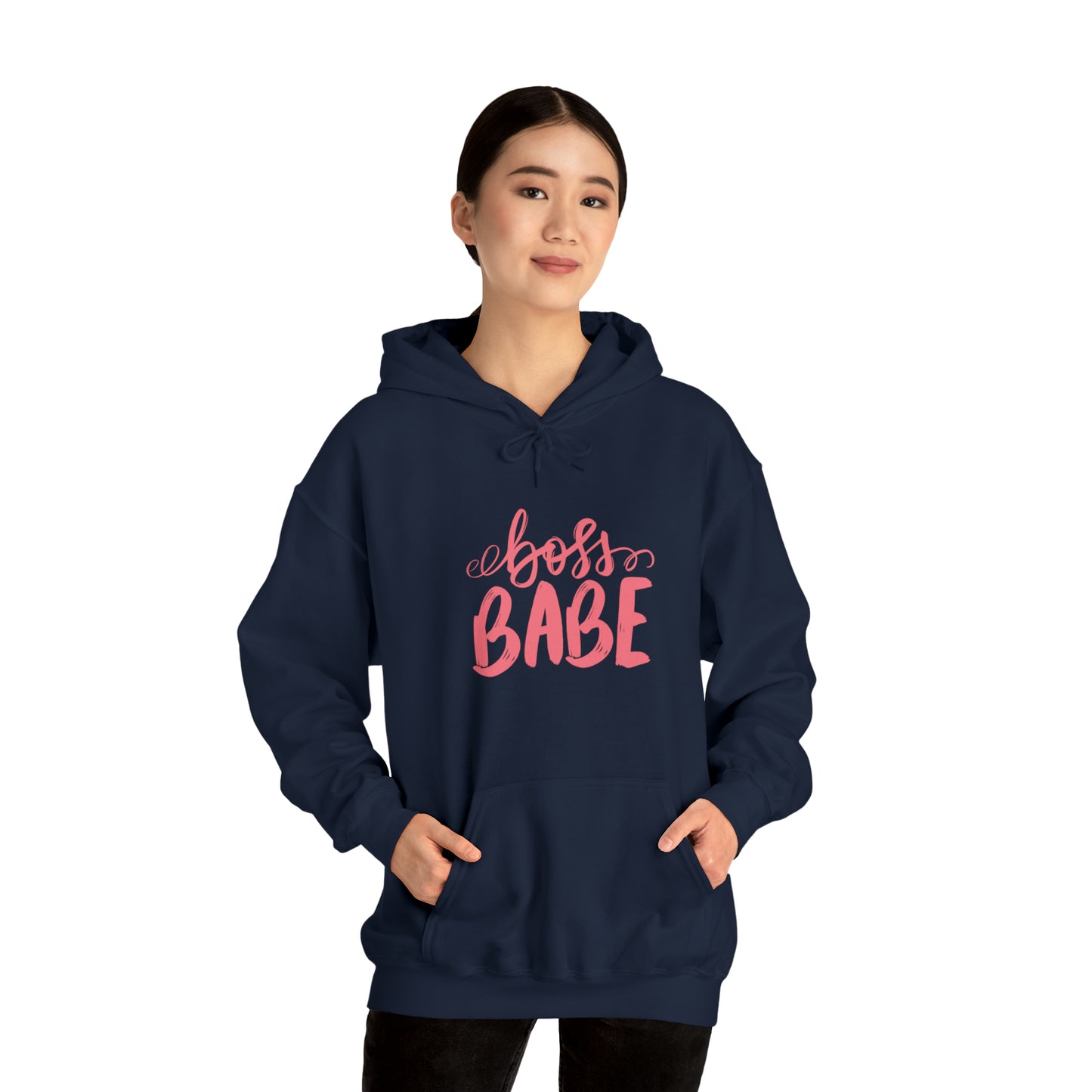 Boss Babe hoodie, boss babe energy, gift for her, millionaire babe, Unisex Heavy Blend Hooded Sweatshirt