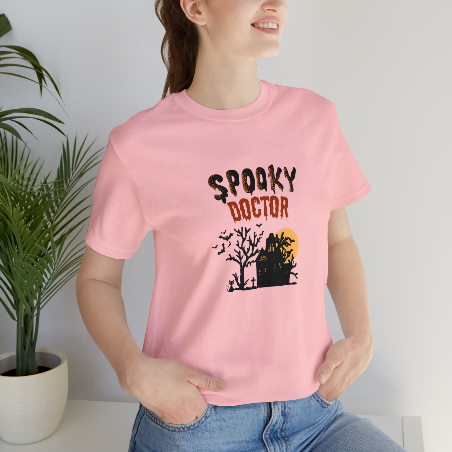 Spooky Doctor Halloween shirt, Nurse trick or treat ghost Halloween tshirt,Halloween Sweatshirt,Spooky Season T Shirt,Christmas gift