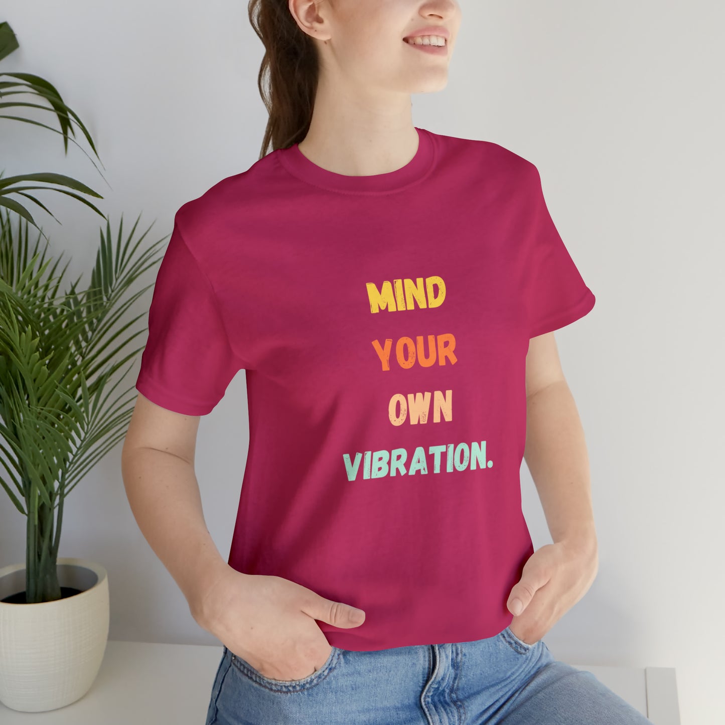Spiritual shirt Mind your own vibration t-shirt Zen gift for her gift for him yogawear meditation gifts best friend Christmas gift