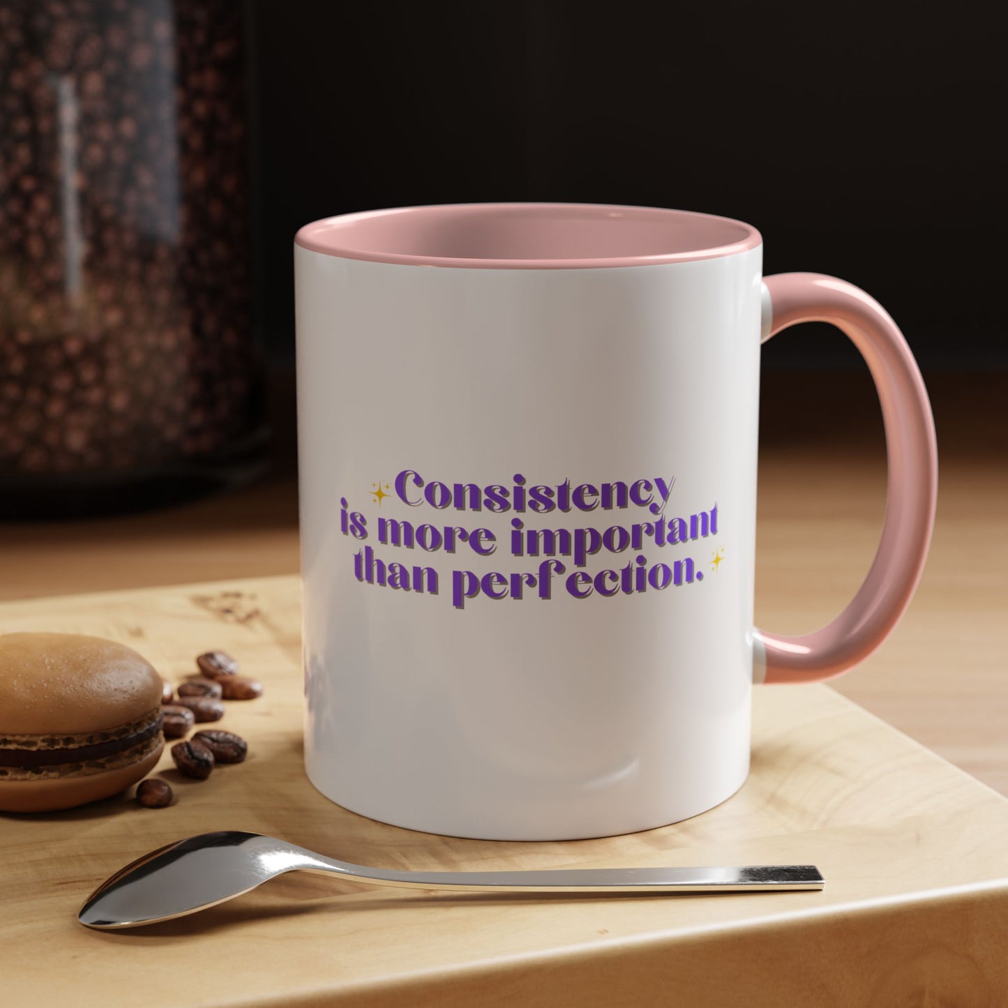 Consistency is better than perfection mug motivational mug Galantines day mug Bestie gift for her gift for him tea Mug Coffee Gift for Mom