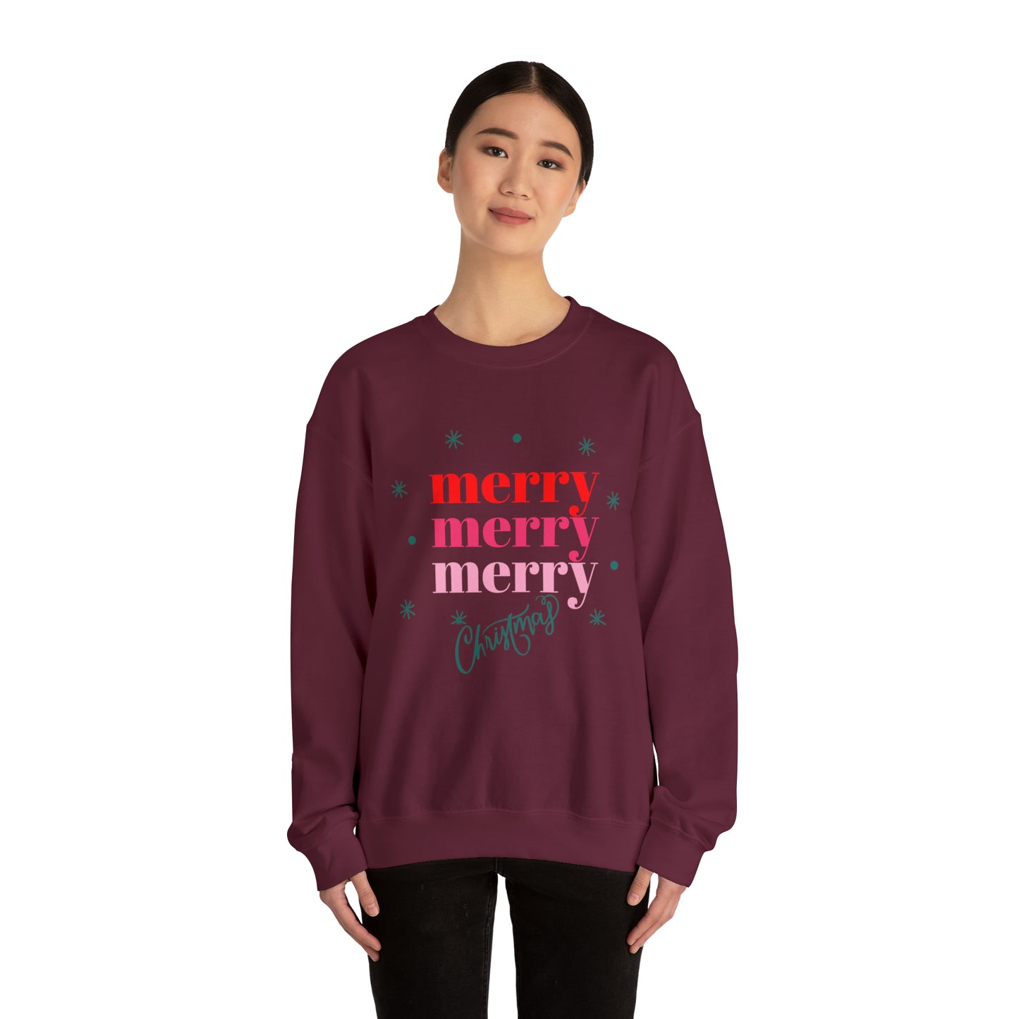 Festive AF sweater purple Merry Merry Christmas Sweatshirt for Women Christmas Shirt Sweater Holiday Christmas gift for her gift for him