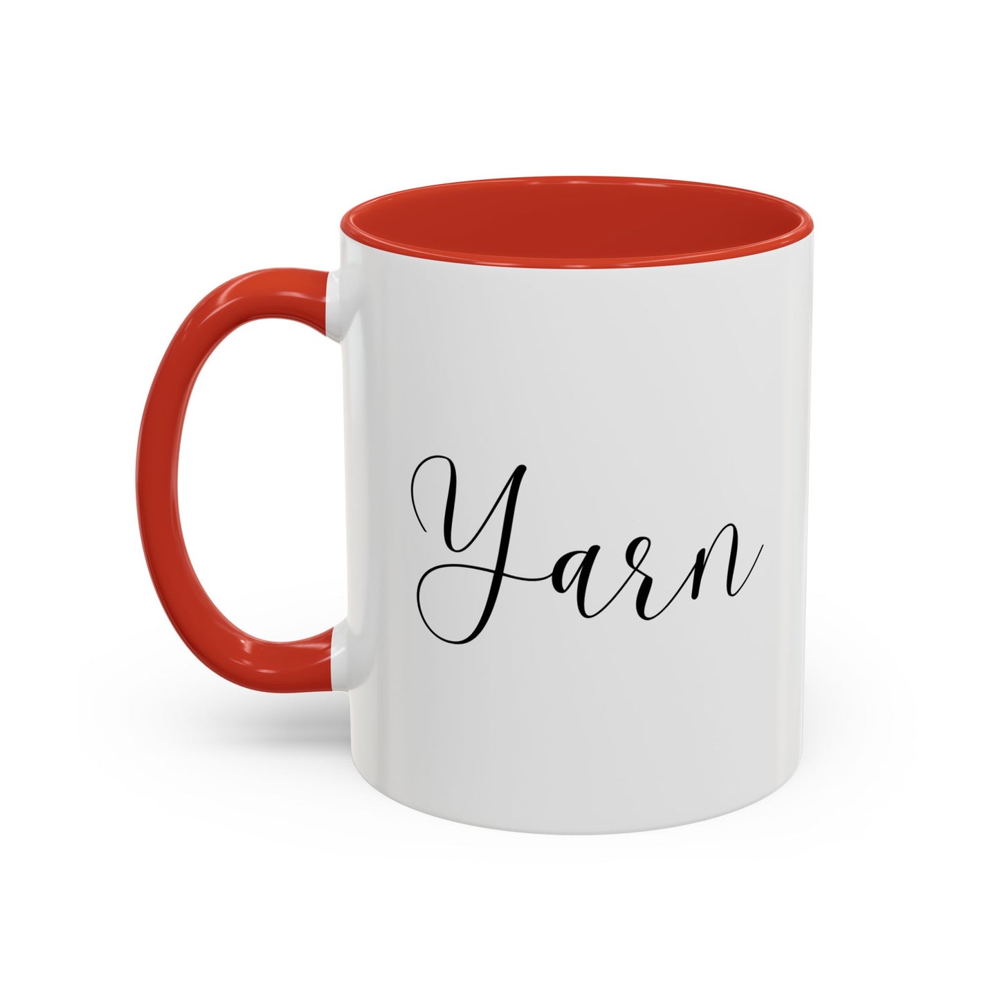 Yarn lover gift black mug Crochet lover gift yarn lover gift knitting gift coffee lover gift tea gift for her gift for him Coffee Mug 11oz