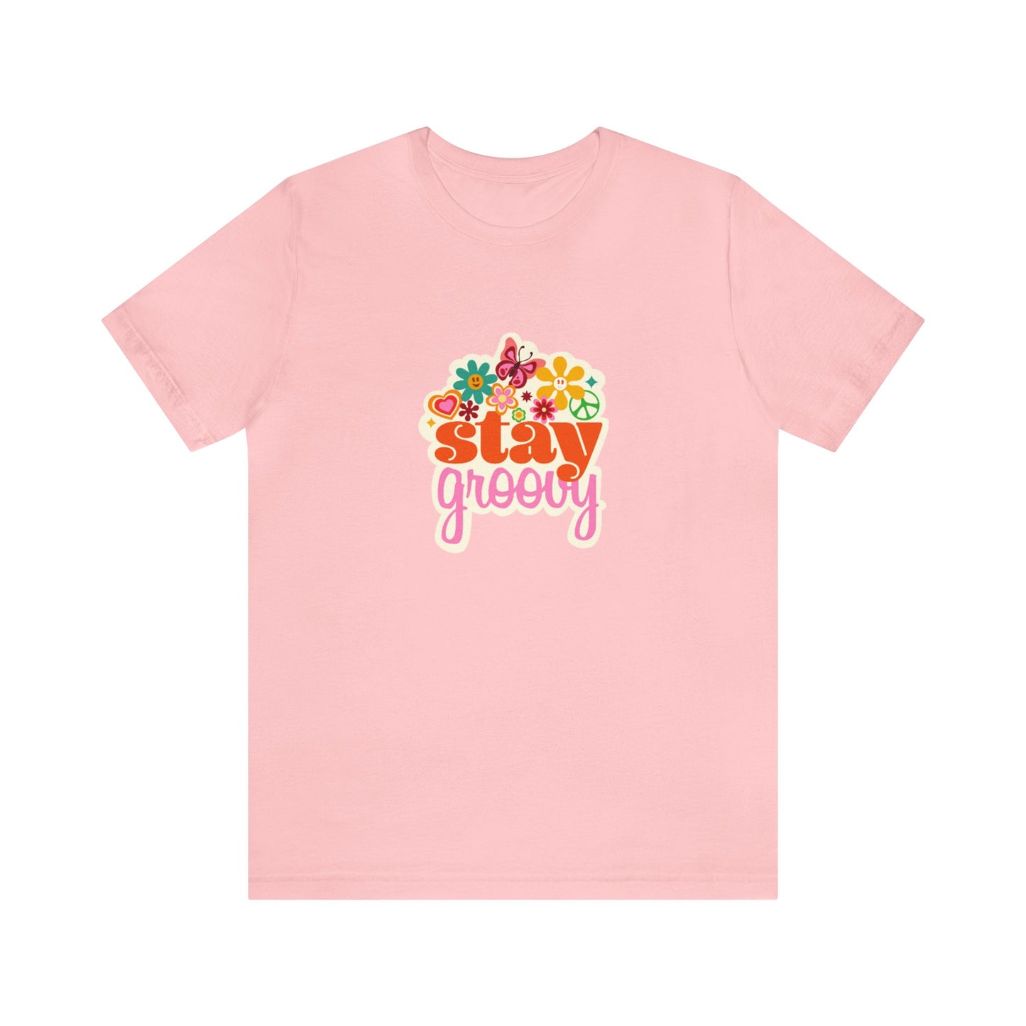 Stay Groovy Shirt Stay Groovy Tshirt Groovy Tee Groovy Birthday Party Outfit Stay Groovy Tee Hippie Shirt Groovy best friend gift for her