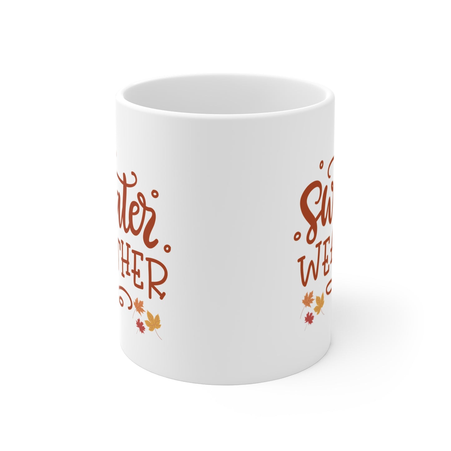 Sweater Weather Mug  Cozy Autumn Drinkware for Fall, Seasonal Coffee Cup, Cute Gift for Coffee Lovers, Hot Chocolate, Thanksgiving