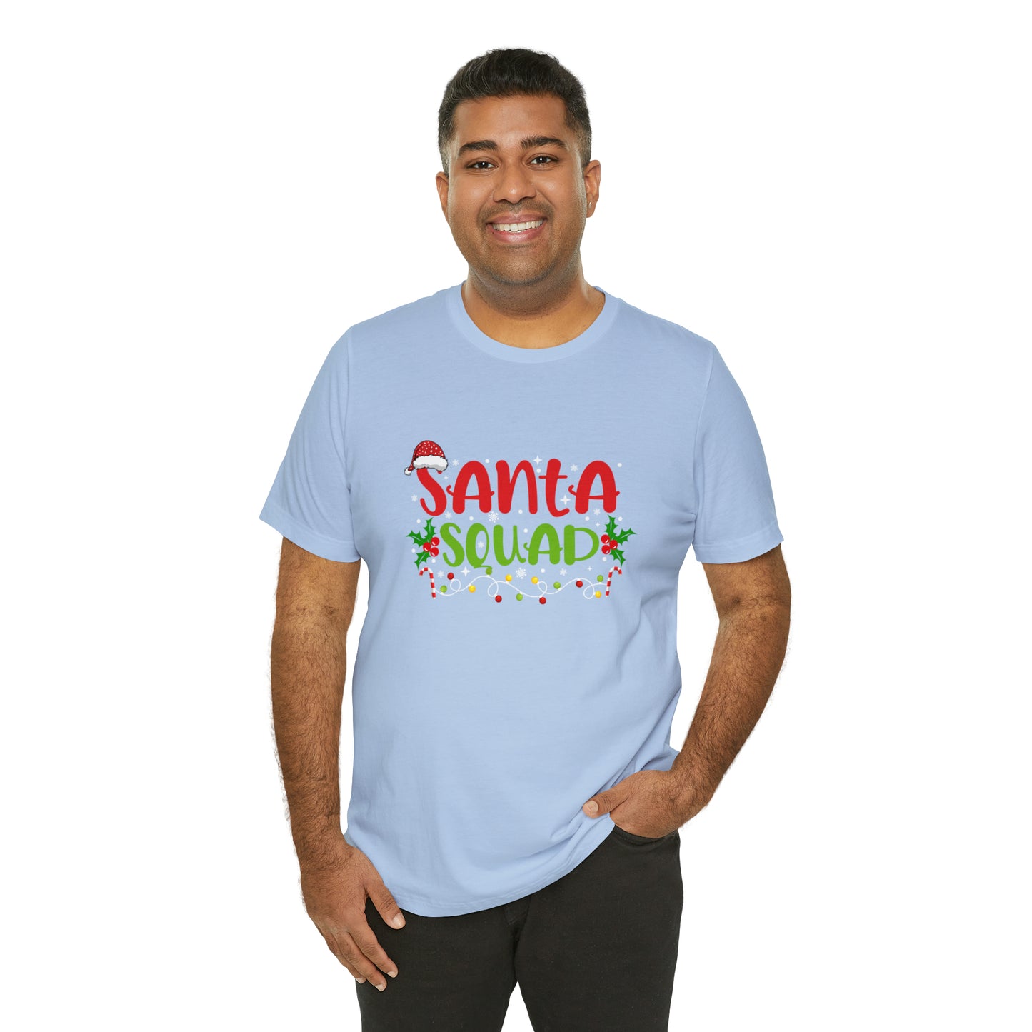 Santa's squad Matching Family Christmas Shirts Santa claus Hat family tshirts Family Christmas Shirt Xmas Tee Custom Christmas Tshirt photos
