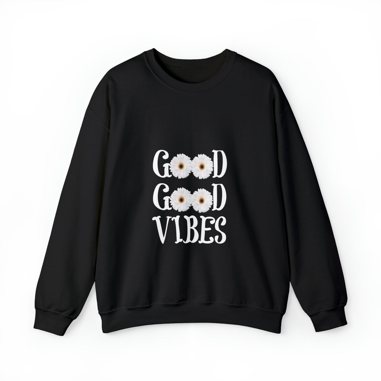 Good Vibes Sweatshirt, Unisex Heavy Blend™ Crewneck Sweatshirt