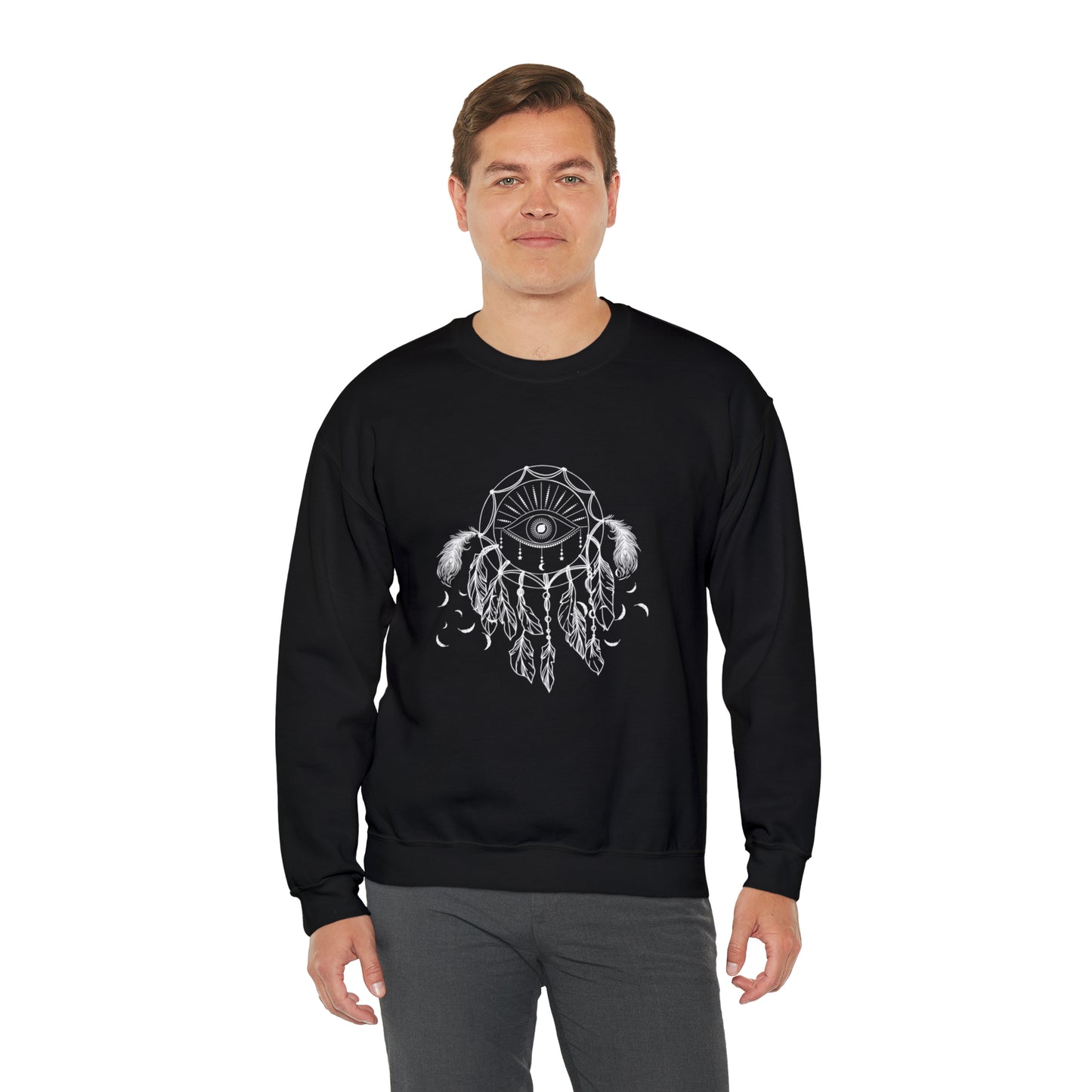 Dreamcatcher sweater third eye sweater birthday spiritual clothes yogawear birthday gift gift for her gift for him Christmas gift