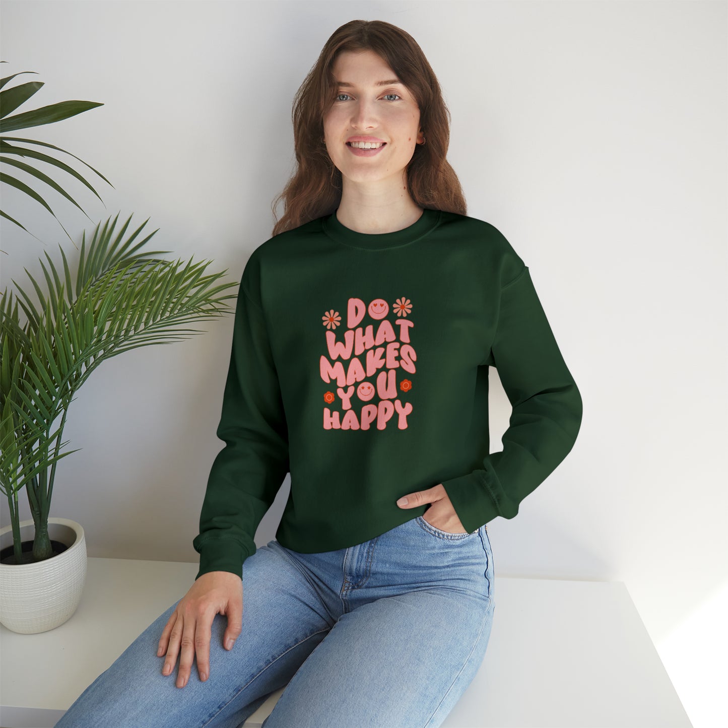Do what makes you happy Sweatshirt, Teach love inspire sweater, Teacher mode shirt, Christmas Sweater, Christmas Crewneck, Holiday gift