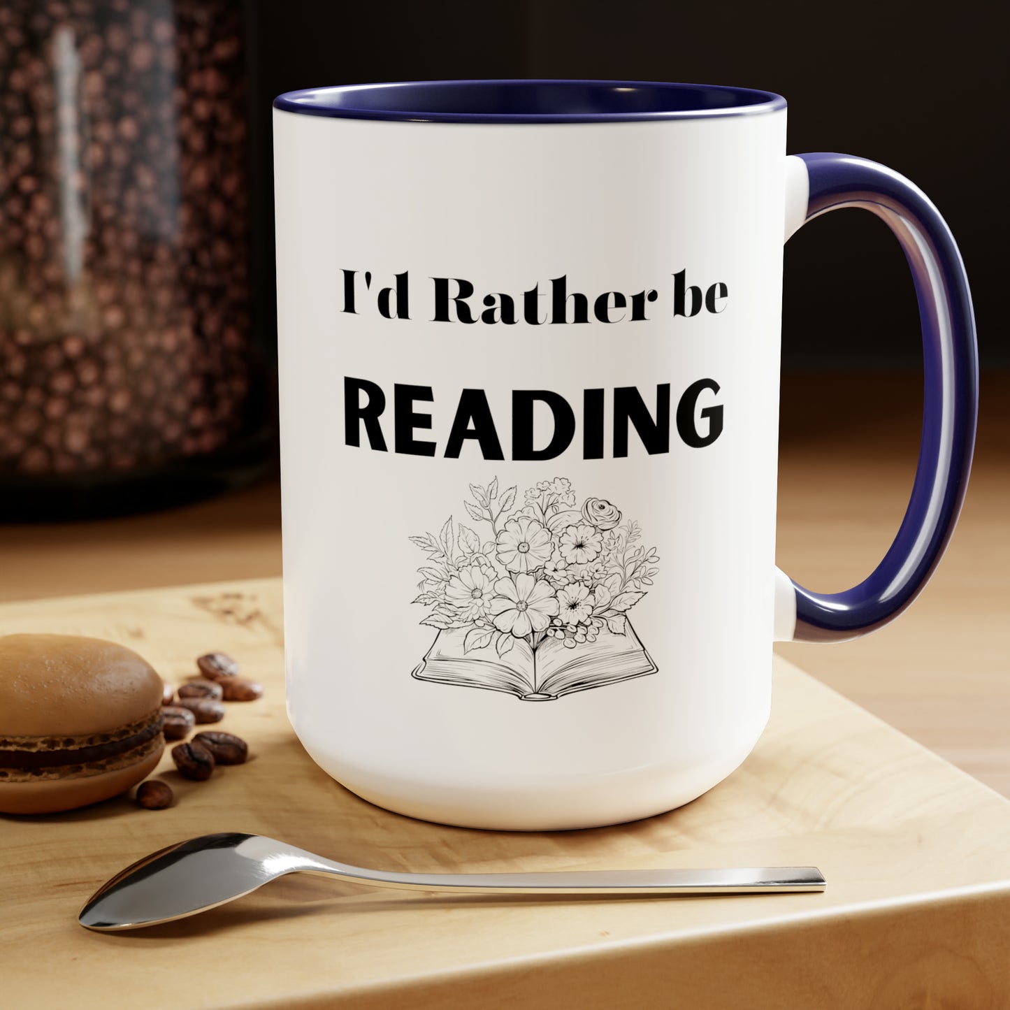 I'd rather be reading mug reading lover gift coffee mug gift for her love you daughter gift Coffee lover Mug chocolate mug gift for him