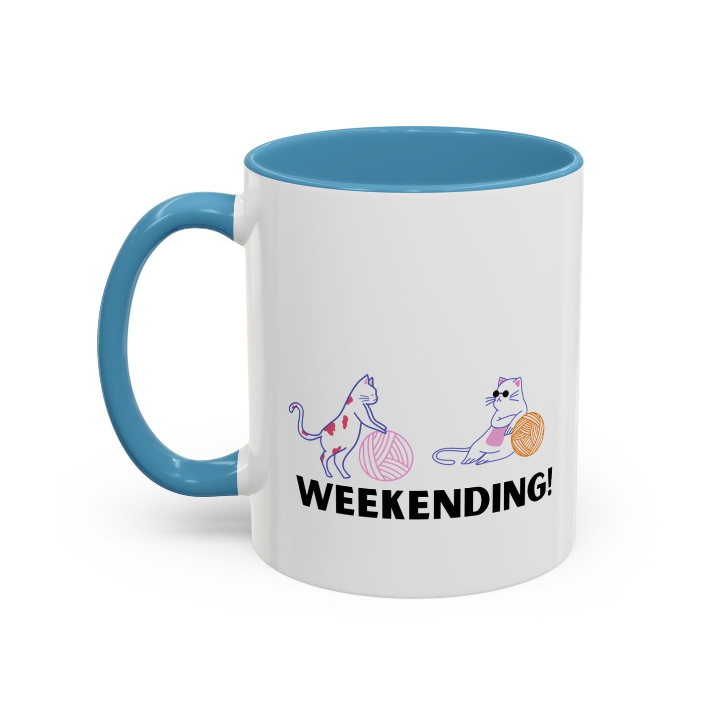 Crochet weekending mug coffee lover weekending vibes mug Coffee Mug swift Funny Coffee Cup Cat Lady Gift Cat Lover Gift Cat Mom christmas