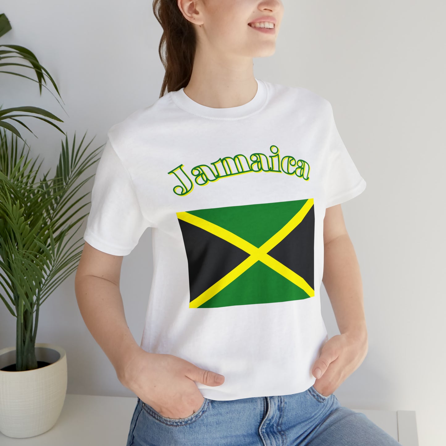 Jamaica flag shirt Jamaican T-shirt positive vibes shirt good vibes tee island girls trip shirt bohemian top Christmas gift for her for him