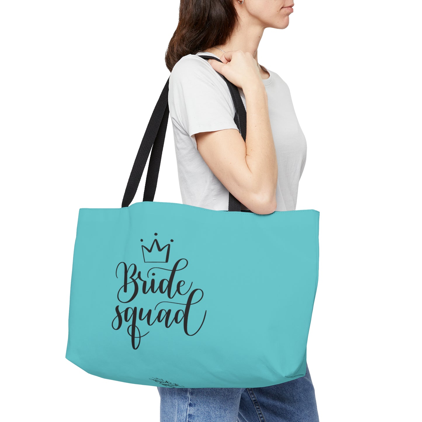 Bachelorette Party Favors, Bridesquad Personalized Bag, Wedding Gifts Towel, Wedding Gifts, personalized gifts,Weekender Tote Bag