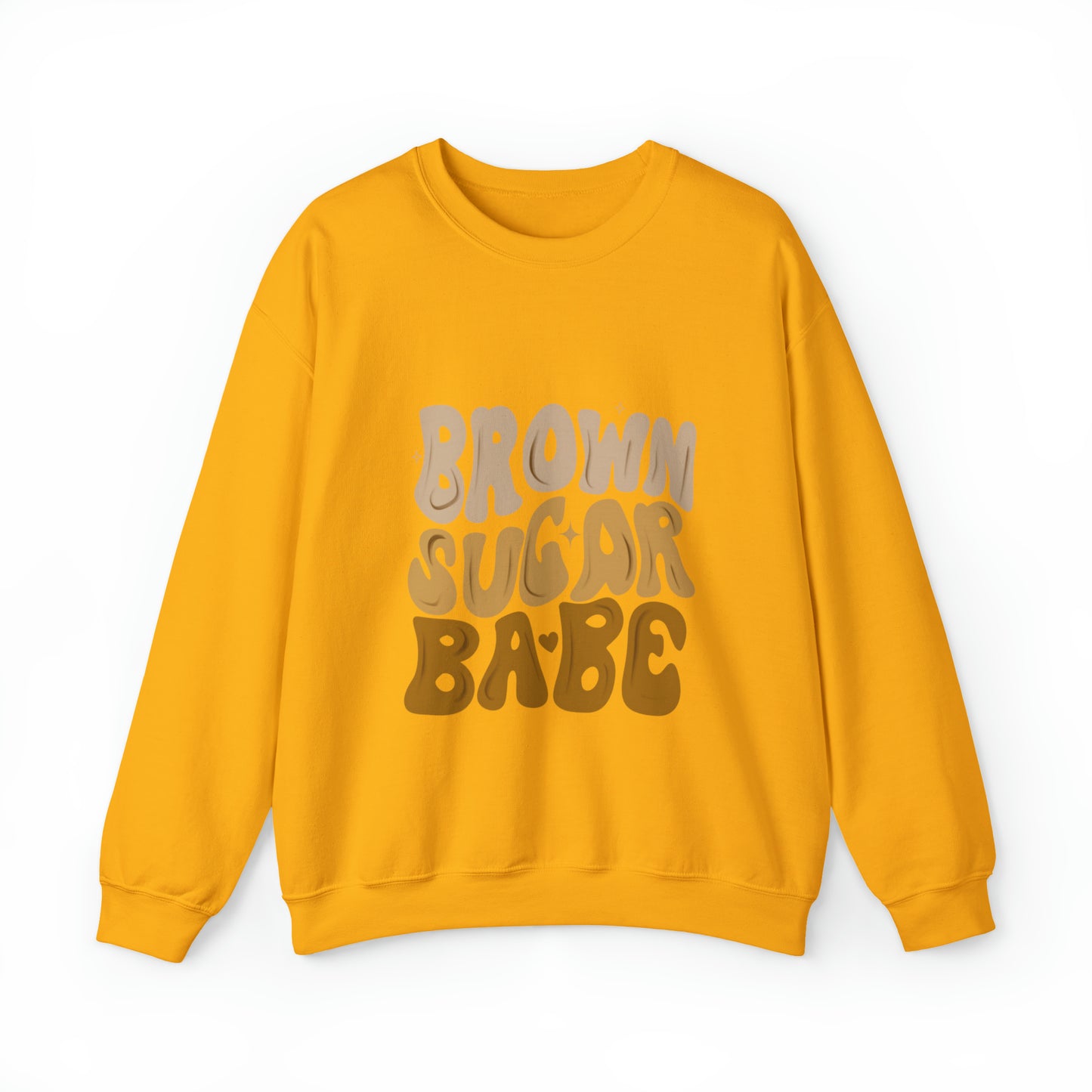 Brown Sugar Babe sweatshirt, Brown Beauty shirt, Birthday gift for her, Melanin sweatshirt, Unisex Heavy Blend Crewneck Sweatshirt