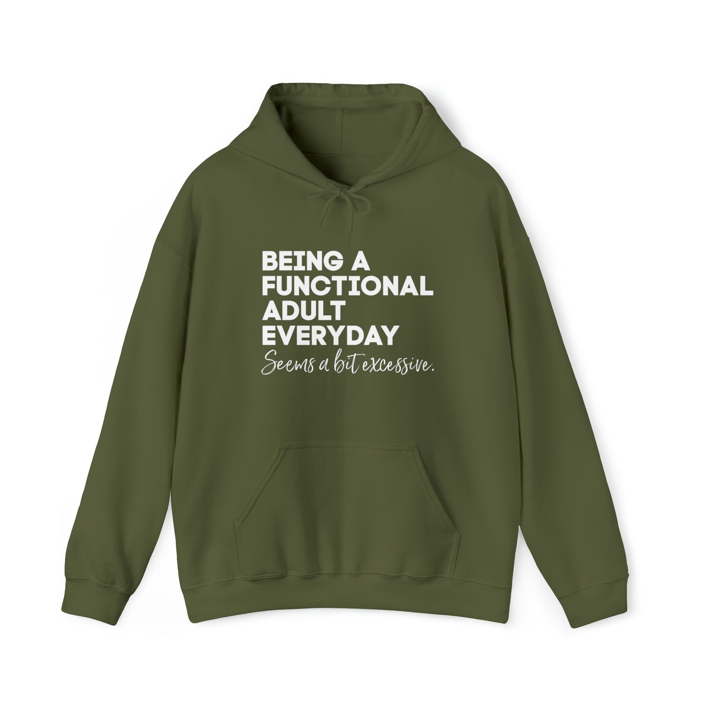 Being a functional adult sweater funny sweashirt birthday gift Christmas gifts Sweatshirt Gift for him Gift