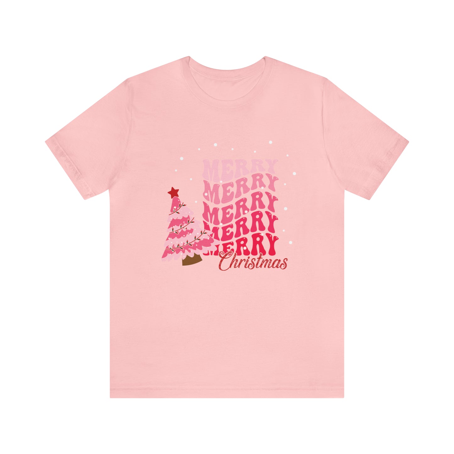 Festive AF shirt Pink Merry Bright Christmas Tshirt for Women Christmas Shirt Sweater Holiday Christmas gift for her gift for him unisex