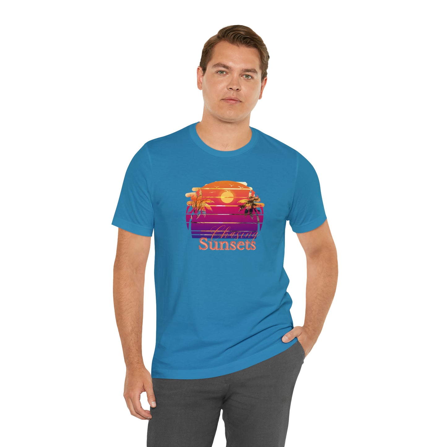 Chasing Sunsets shirt Life is an Adventure shirt Good vibes only shirt Adventurer shirt gift for her gift for him vacation shirt best friend