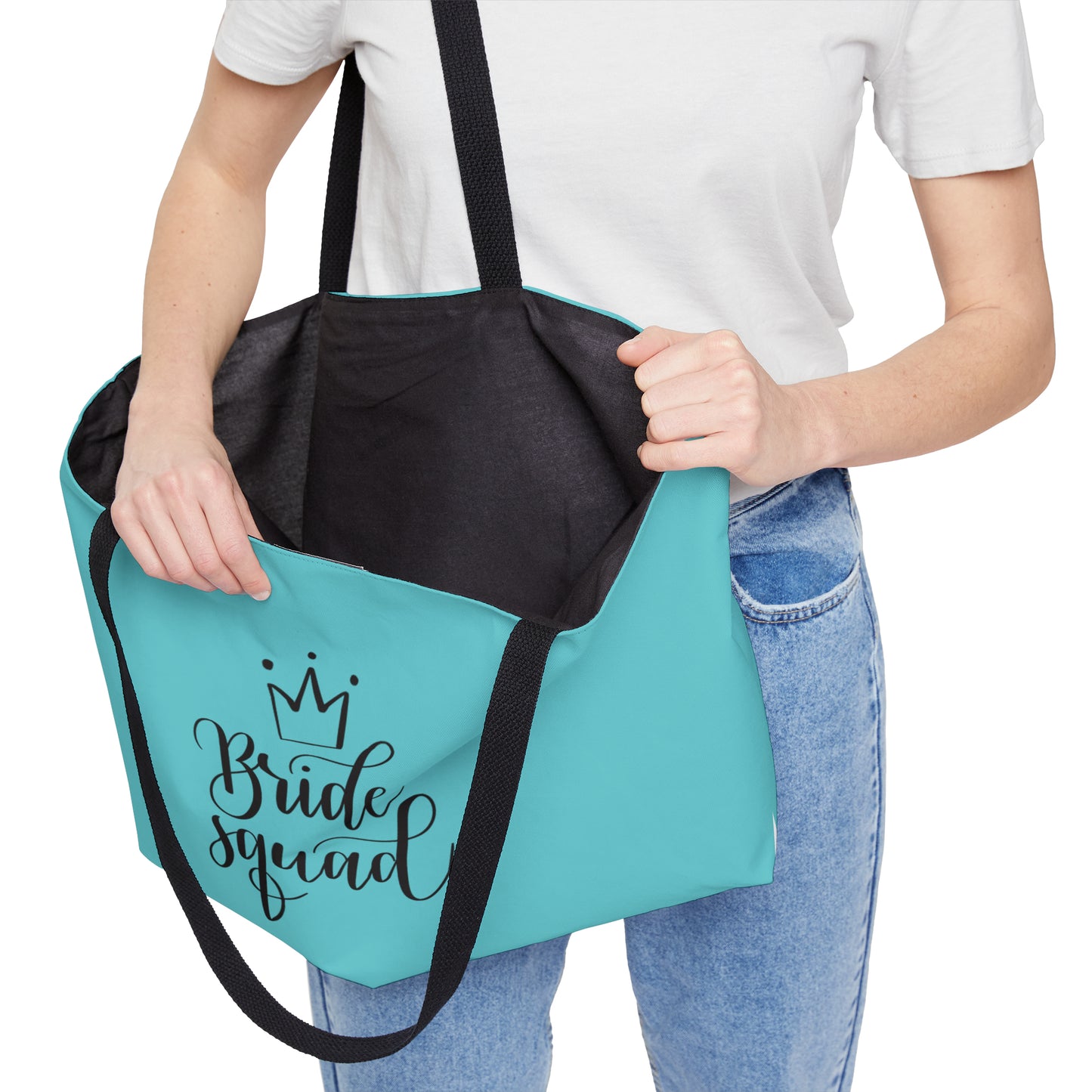 Bachelorette Party Favors, Bridesquad Personalized Bag, Wedding Gifts Towel, Wedding Gifts, personalized gifts,Weekender Tote Bag