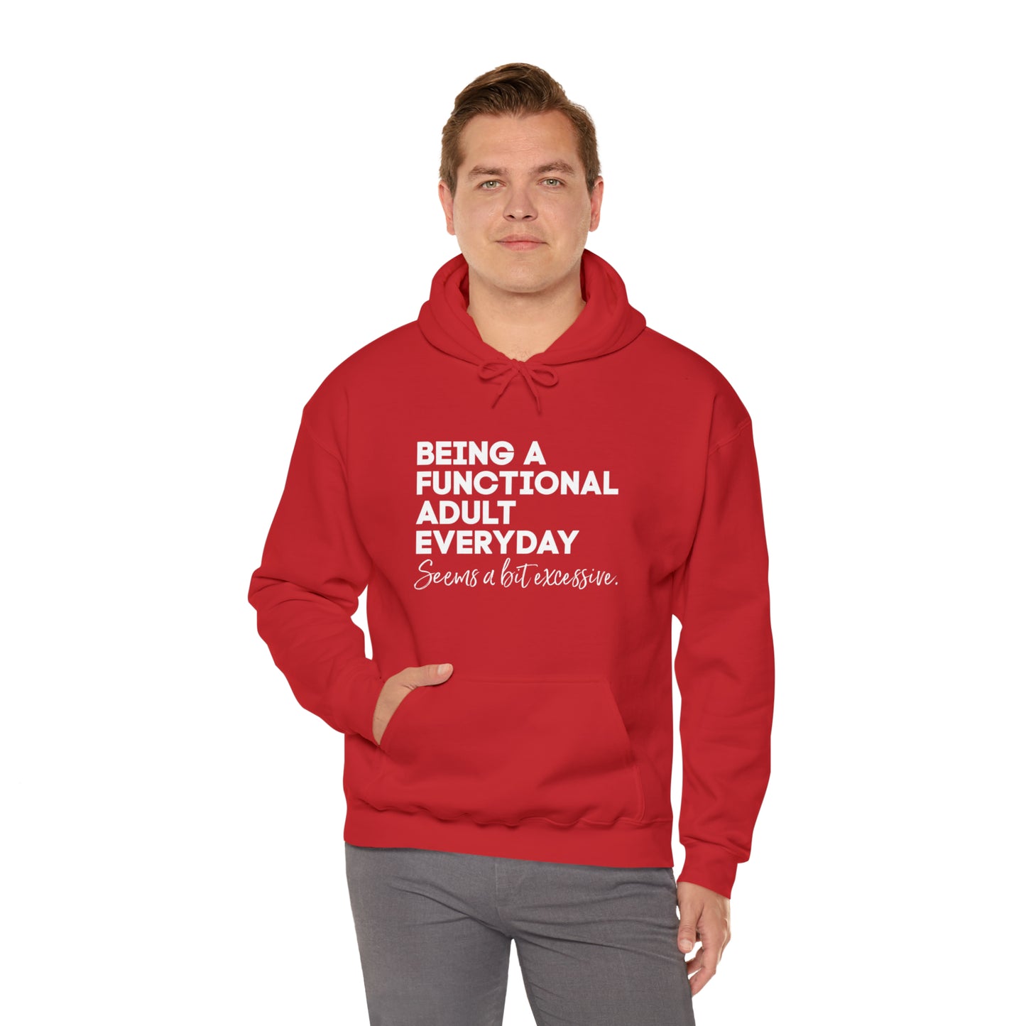 Being a functional adult sweater funny sweashirt birthday gift Christmas gifts Sweatshirt Gift for him Gift