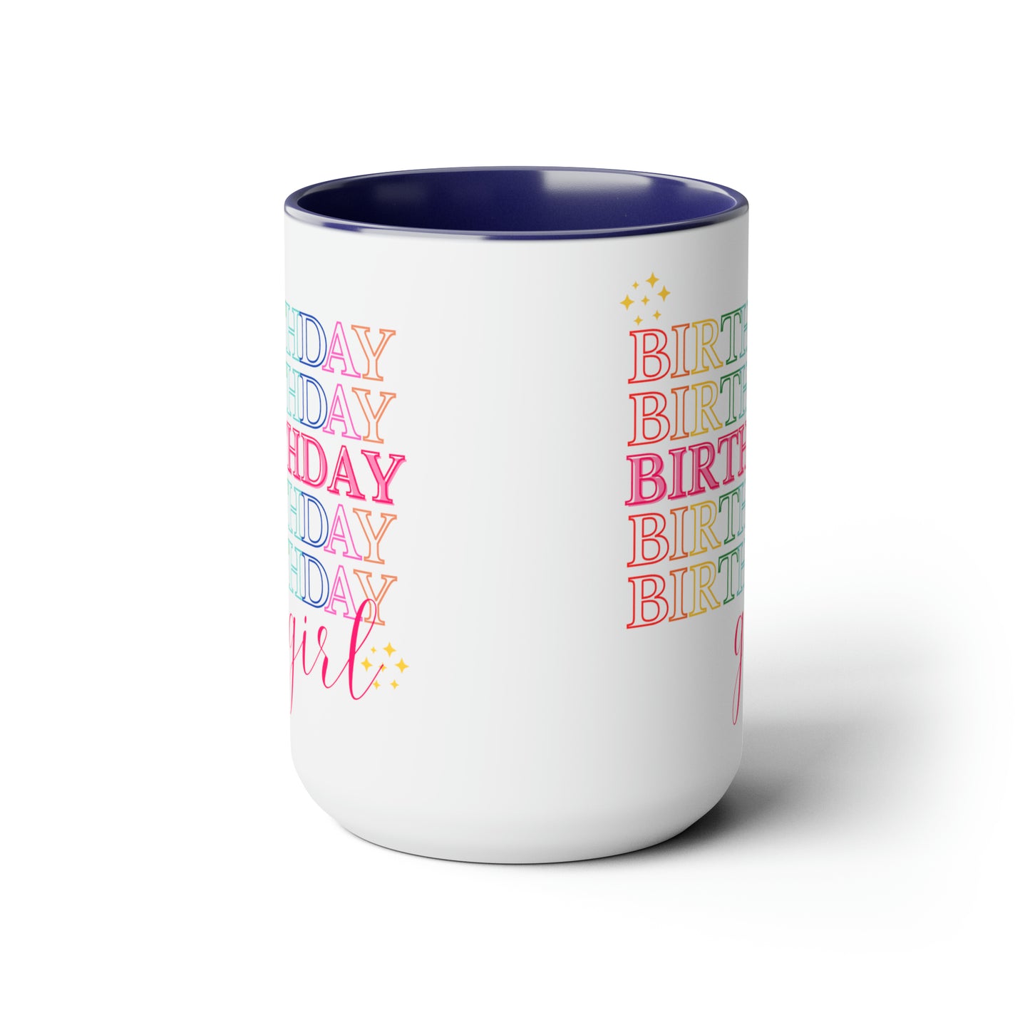Birthday Girl mug Coffee Mug birthday party gift mug Floral mug gift for her Mug funny gift for wife Coffee Mugs tea Christmas gift 15oz