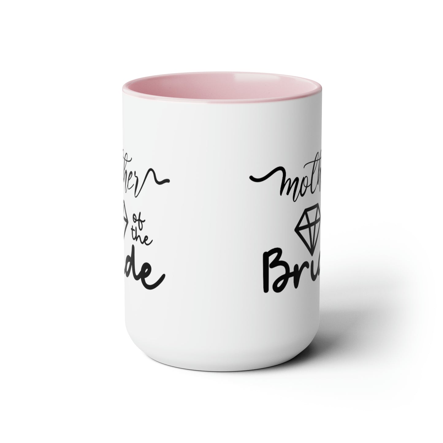 Mother of the bride Mug, Two-Tone Coffee Mugs, 15oz, gift for mom