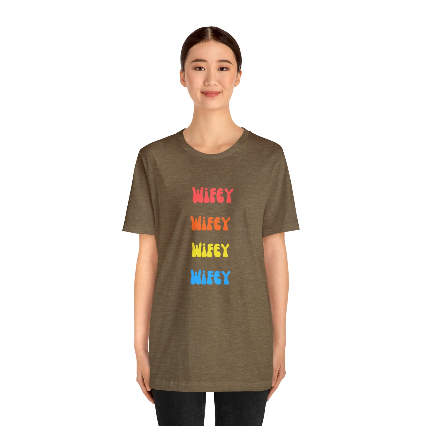 Wifey Wifey T-Shirt Aesthetic Shirt Trendy Shirt Shirt With Words On Back Tumbrl Positive Tee Gift for him Gift for her