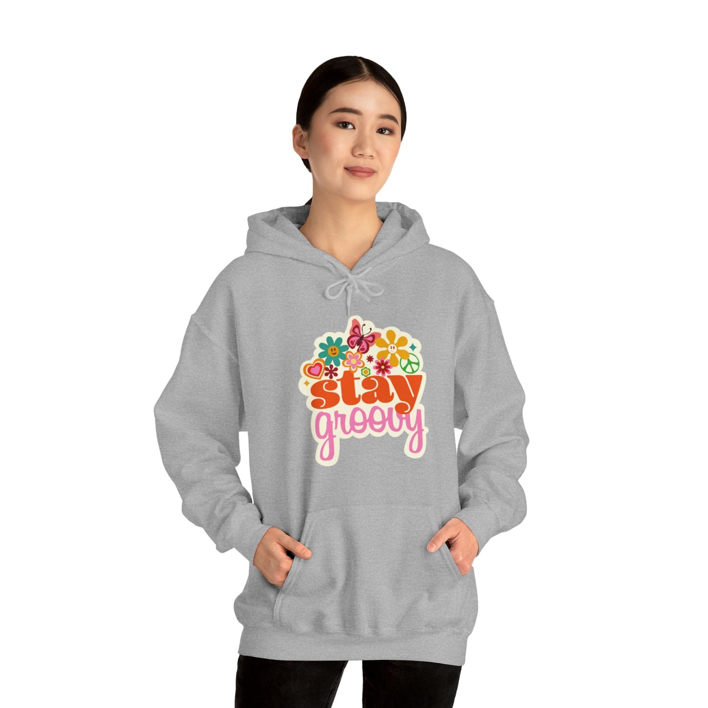 Stay Groovy Hoodie, Hippie Hoodie, good vibes hoodie, Fun Summer shirt, Birthday gift for her, Galantine gift for her,best friend gift, vac