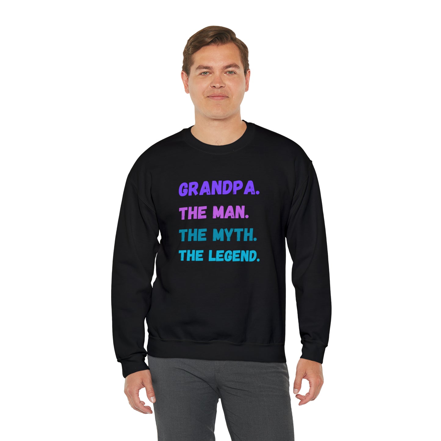 Grandpa the man the myth the legend sweatshirt gift for Dad and me shirts Father's day gifts best friend sweater Christmas gift for dad