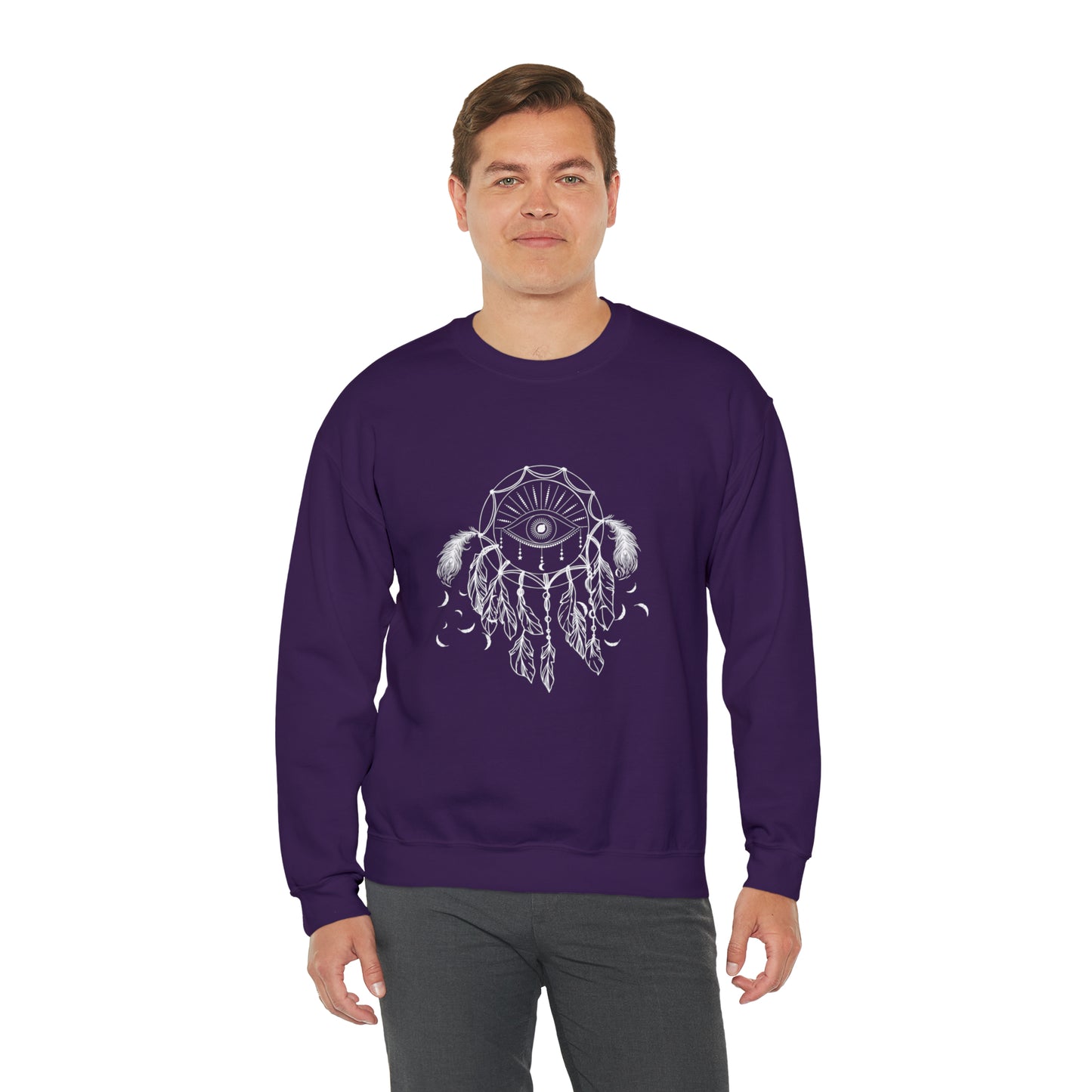 Dreamcatcher sweater third eye sweater birthday spiritual clothes yogawear birthday gift gift for her gift for him Christmas gift