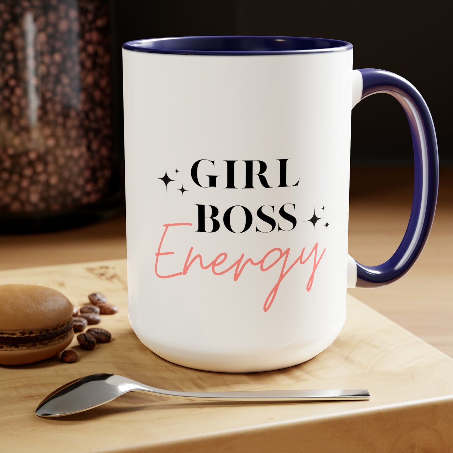 Girl boss energy mug Bossbabe Christmas mug gift for mom gift mug Floral mug gift for her Mug funny gift for wife Coffee Mug Christmas gift