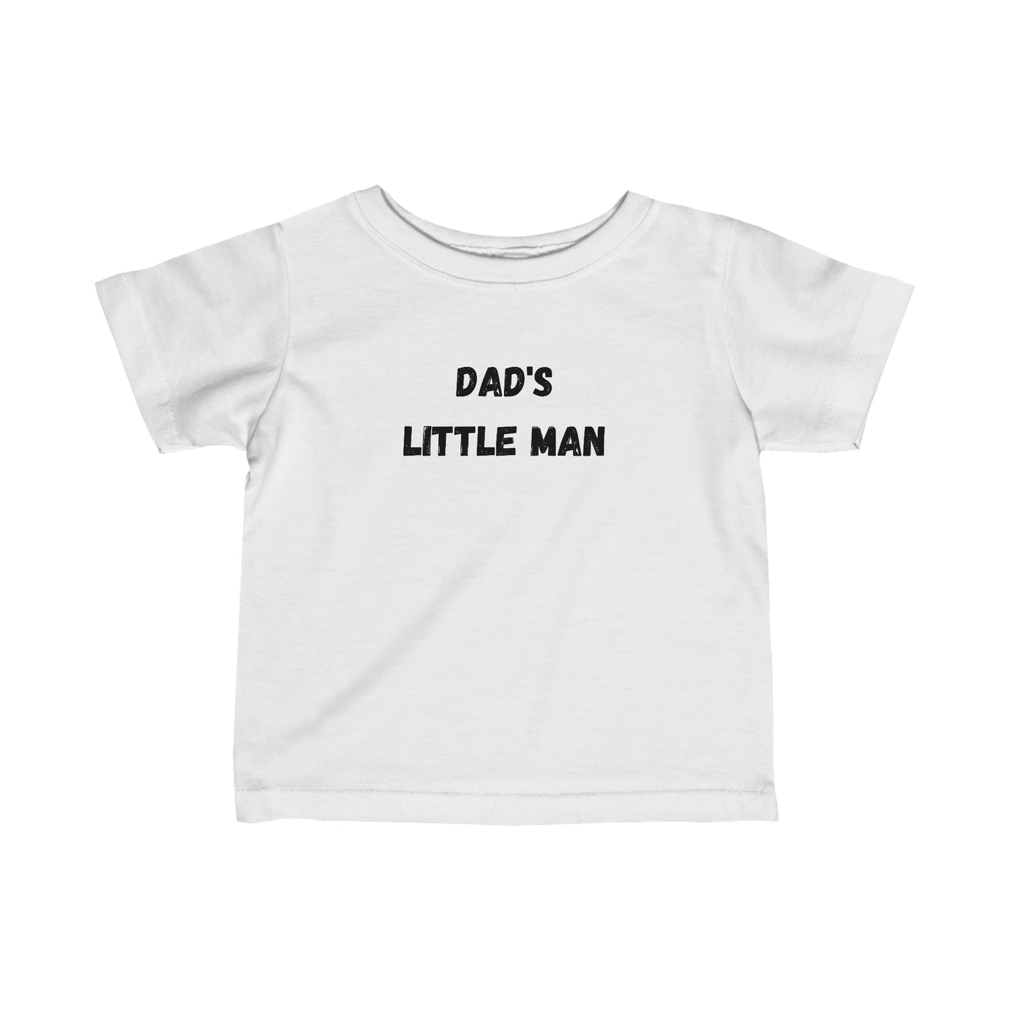Dad and Dad's little man shirts,dad and me shirts, Father and son tshirts, Father's day gifts, pregnancy reveal shirts,Infant FineJersey Tee