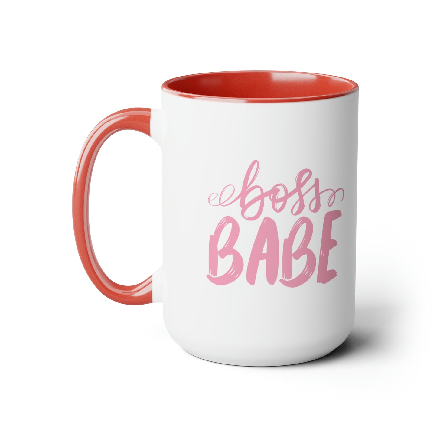 Pink Bossbabe mug Christmas mug gift for mom gift mug Floral mug gift for her Mug funny gift for wife Coffee Mugs Christmas gift 15oz