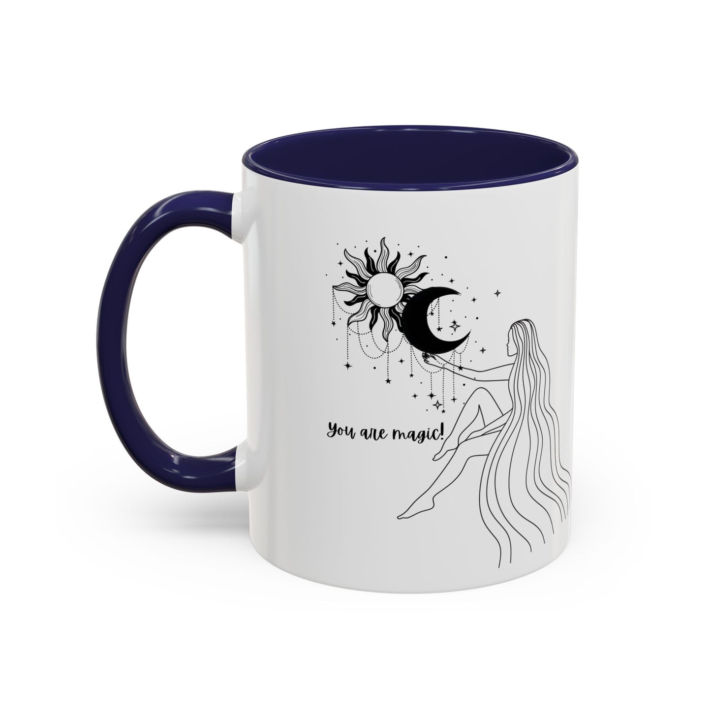 You are Magic mug coffee mug Spiritual gift moon mug witchy mug Goddess gift supervisor mug office bestie gift Boss Christmas gift for her