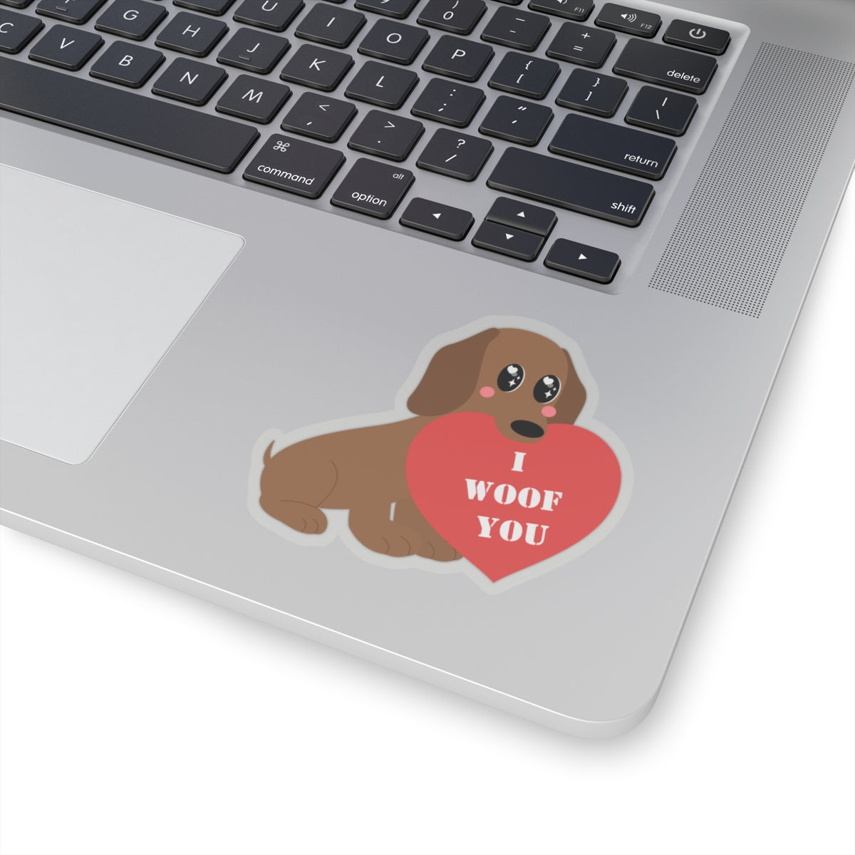 Dog lover sticker i woof you dog funny dog sticker life Valentines day sticker gift forher gift for him gift bottle water sticker Galentines