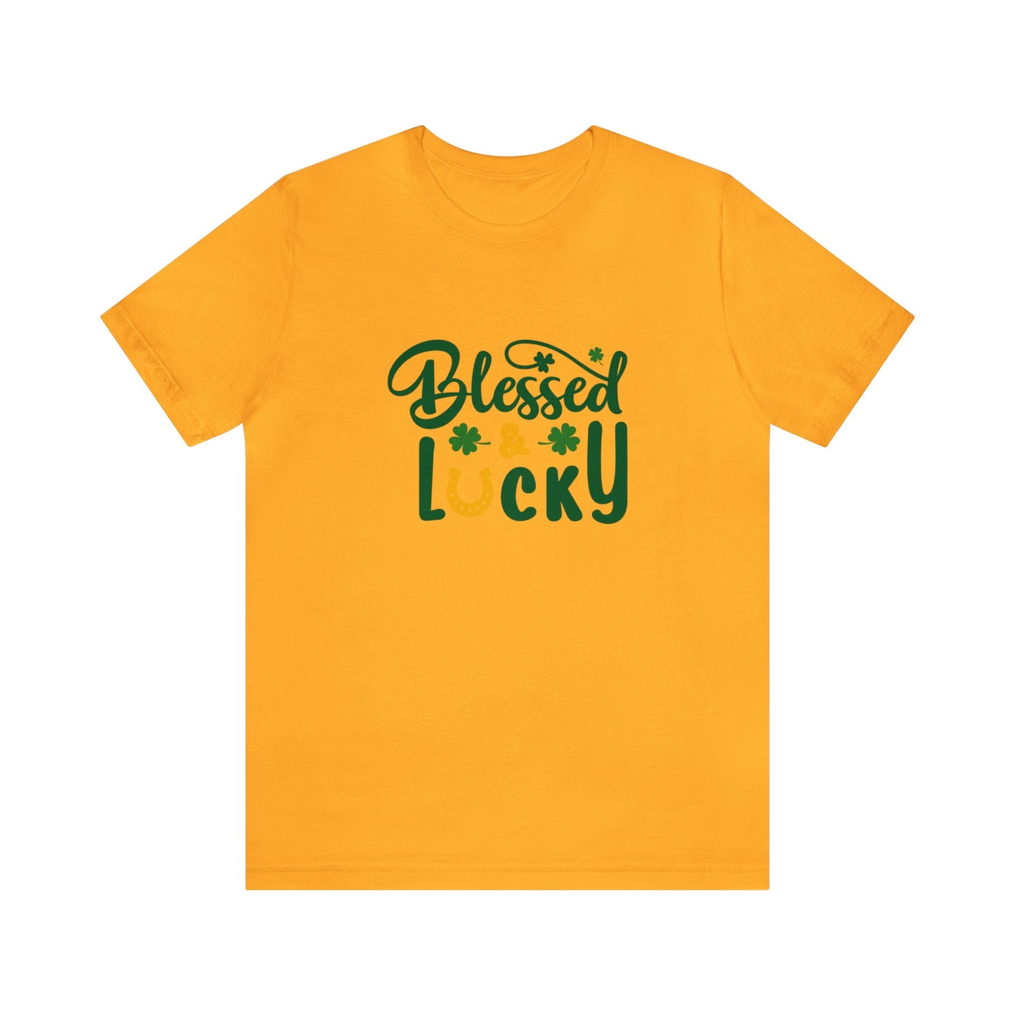 St Patrick's Day shirt blessed and lucky shirt Irish leaf shirt Unisex Tee Retro Shirt T-Shirt best friend vacation shirt beach