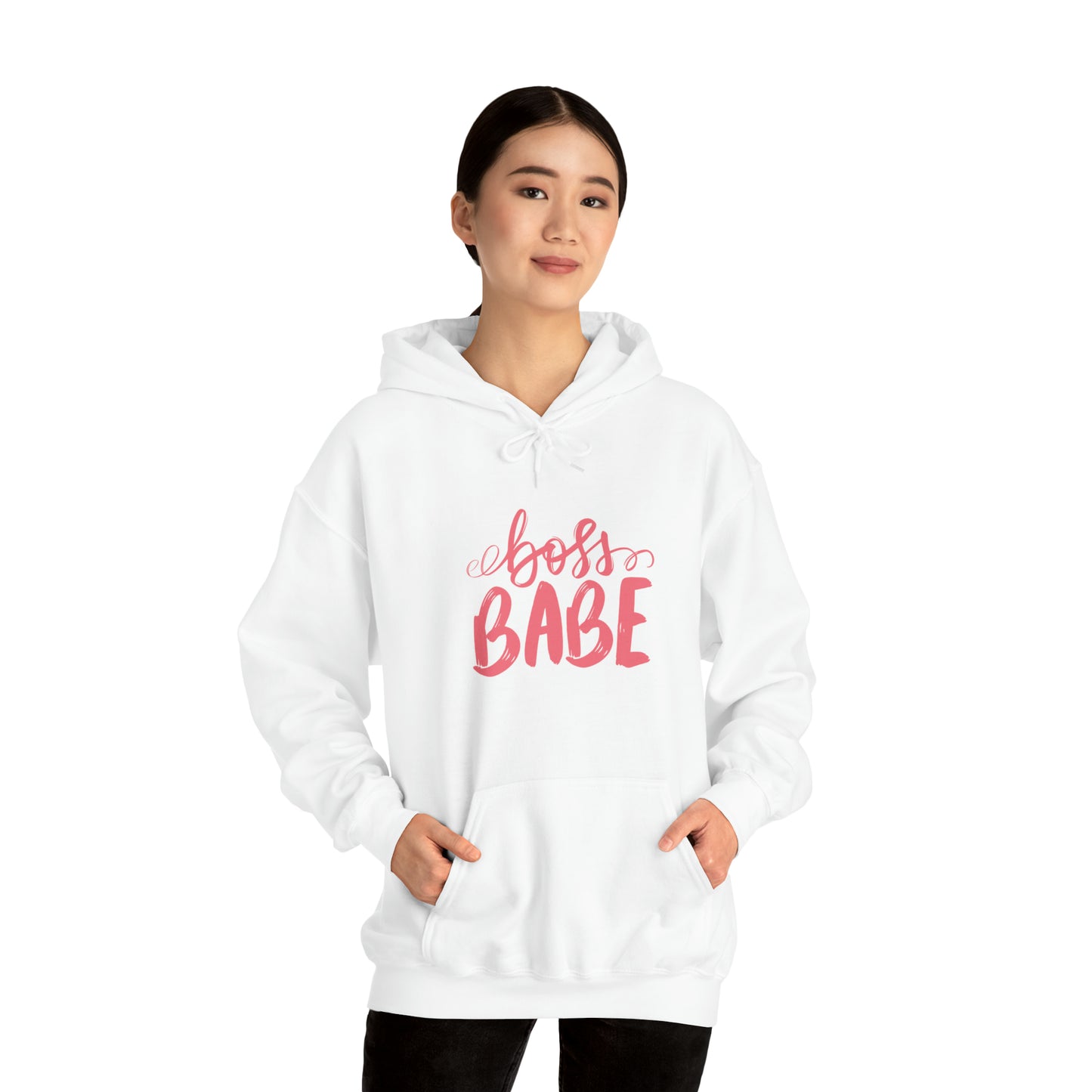 Boss Babe hoodie, boss babe energy, gift for her, millionaire babe, Unisex Heavy Blend Hooded Sweatshirt