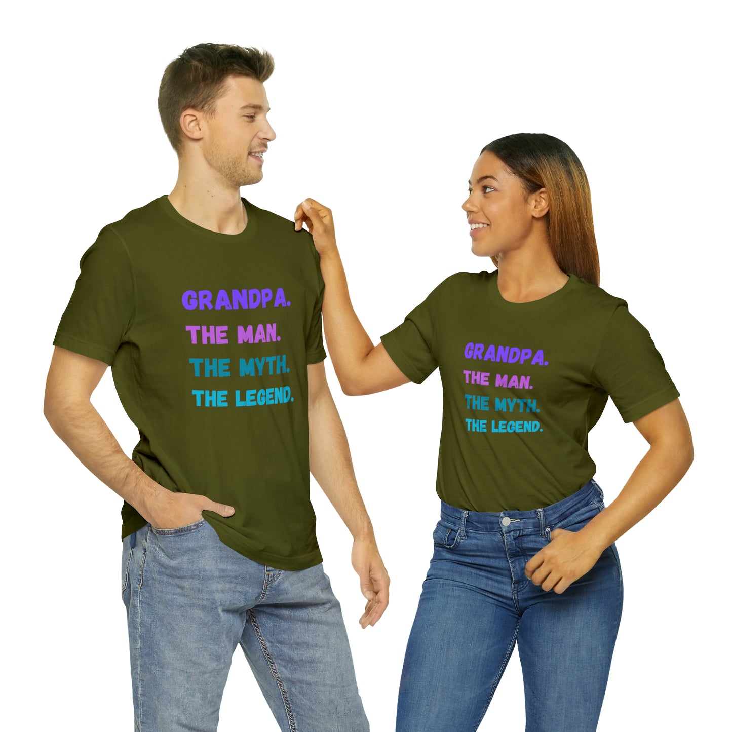 Grandpa shirts the man the myth the legend t-shirt gift for Dad and me shirts Father's day gifts best friend Christmas gift for dad