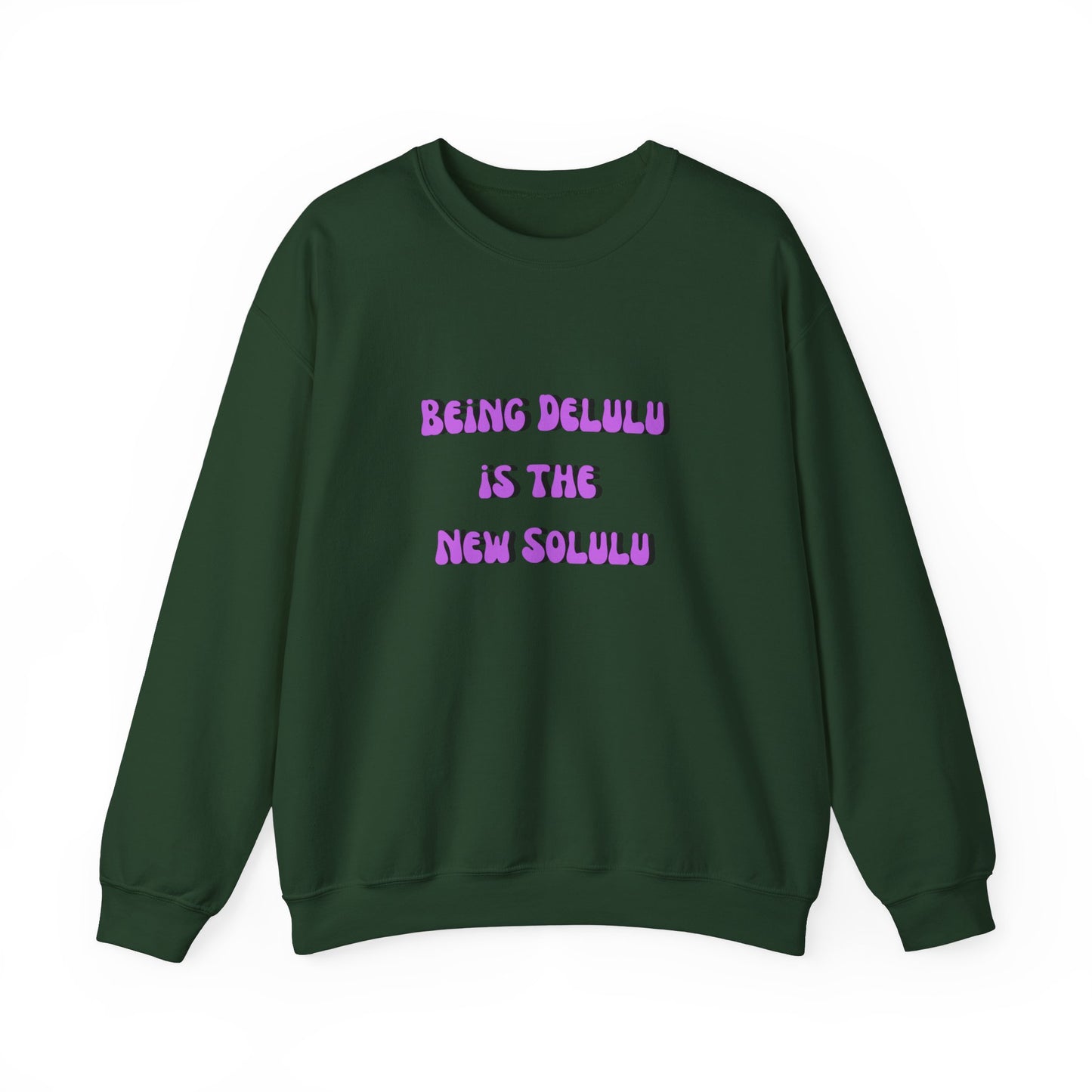 Being delulu is the new Solulu sweater dreamer sweater motivational sweater aesthetic gift funny tiktok birthday gift for her Christmas gift