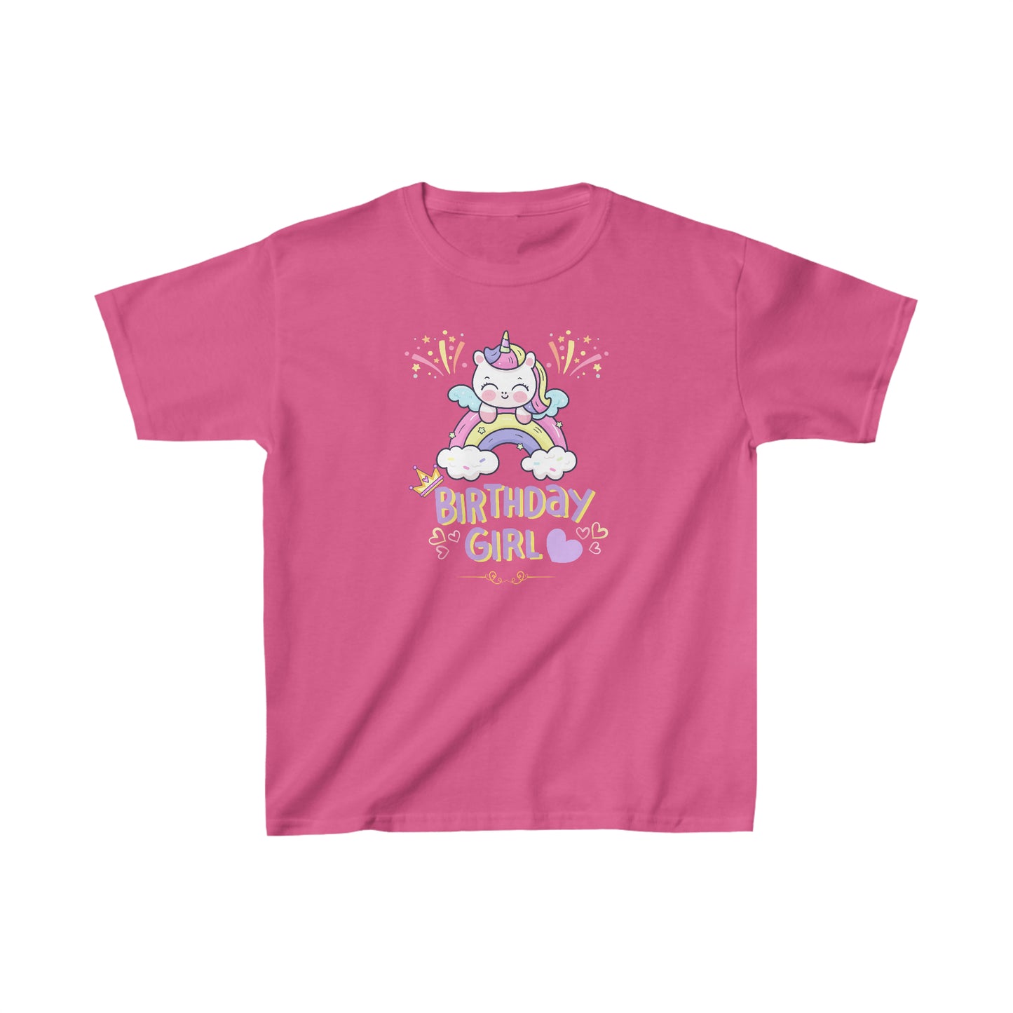 Birthday girl shirt unicorn birthday shirt birthday party shirt Christmas shirt Rainbow cloud kid shirt birthday shirts birthday world