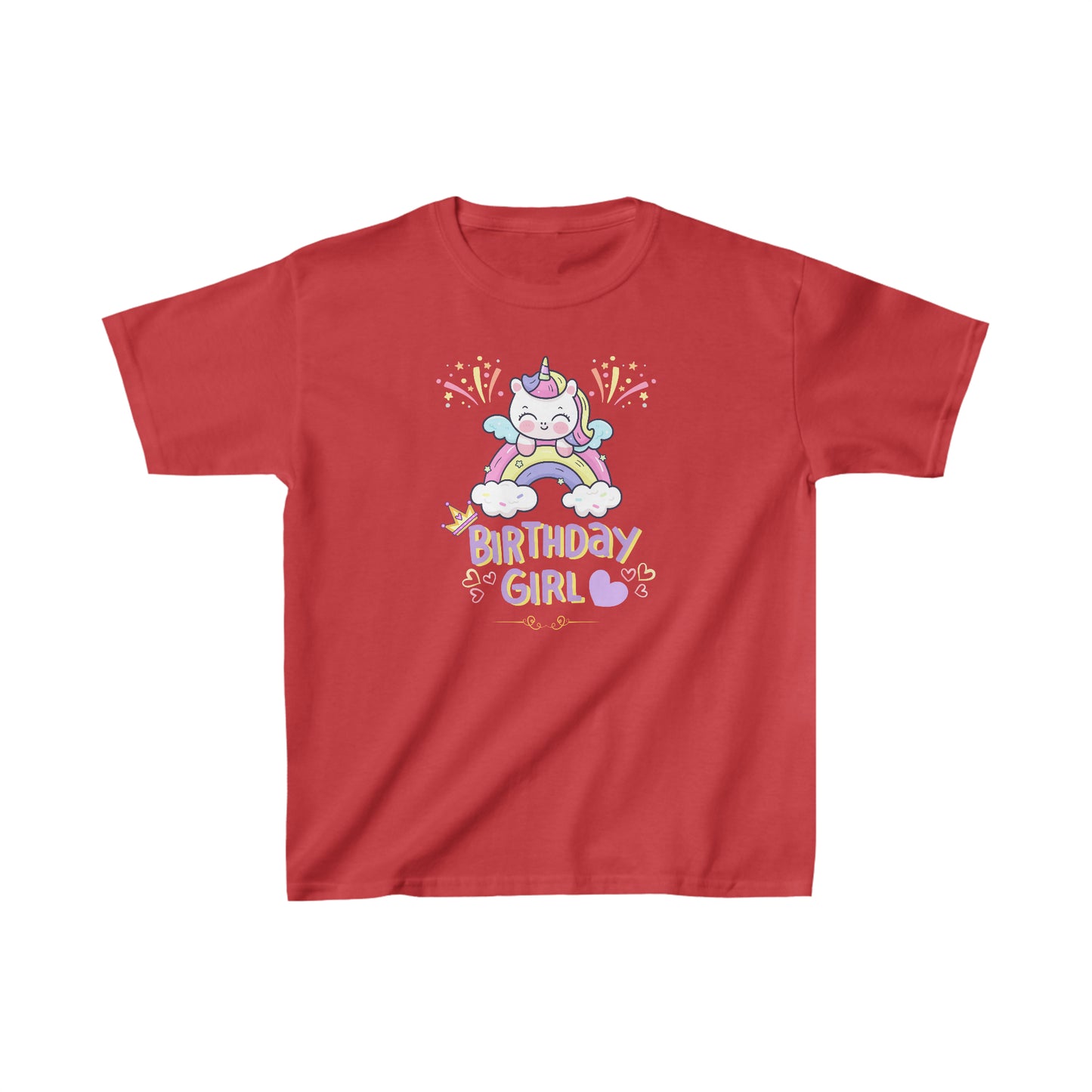 Birthday girl shirt unicorn birthday shirt birthday party shirt Christmas shirt Rainbow cloud kid shirt birthday shirts birthday world