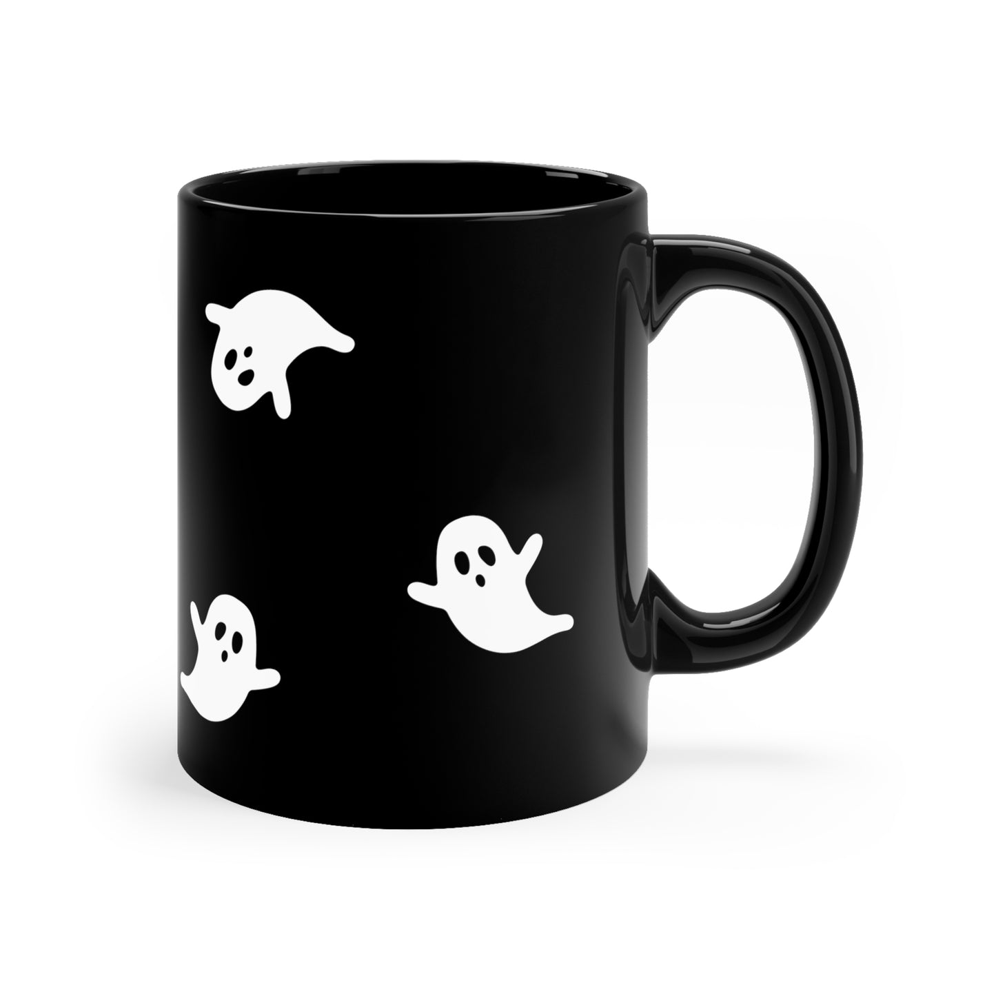 Halloween lover gift Halloween mug ghost mug coffee lover gift tea lover gift for her gift for him Mug Bestfriend Christmas 11oz Black Mug