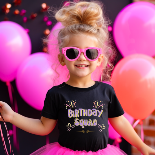 Birthday squad shirt birthday girl shirt birthday shirt gift for her best friend gift birthday party attire month funny Tshirt birthday gift