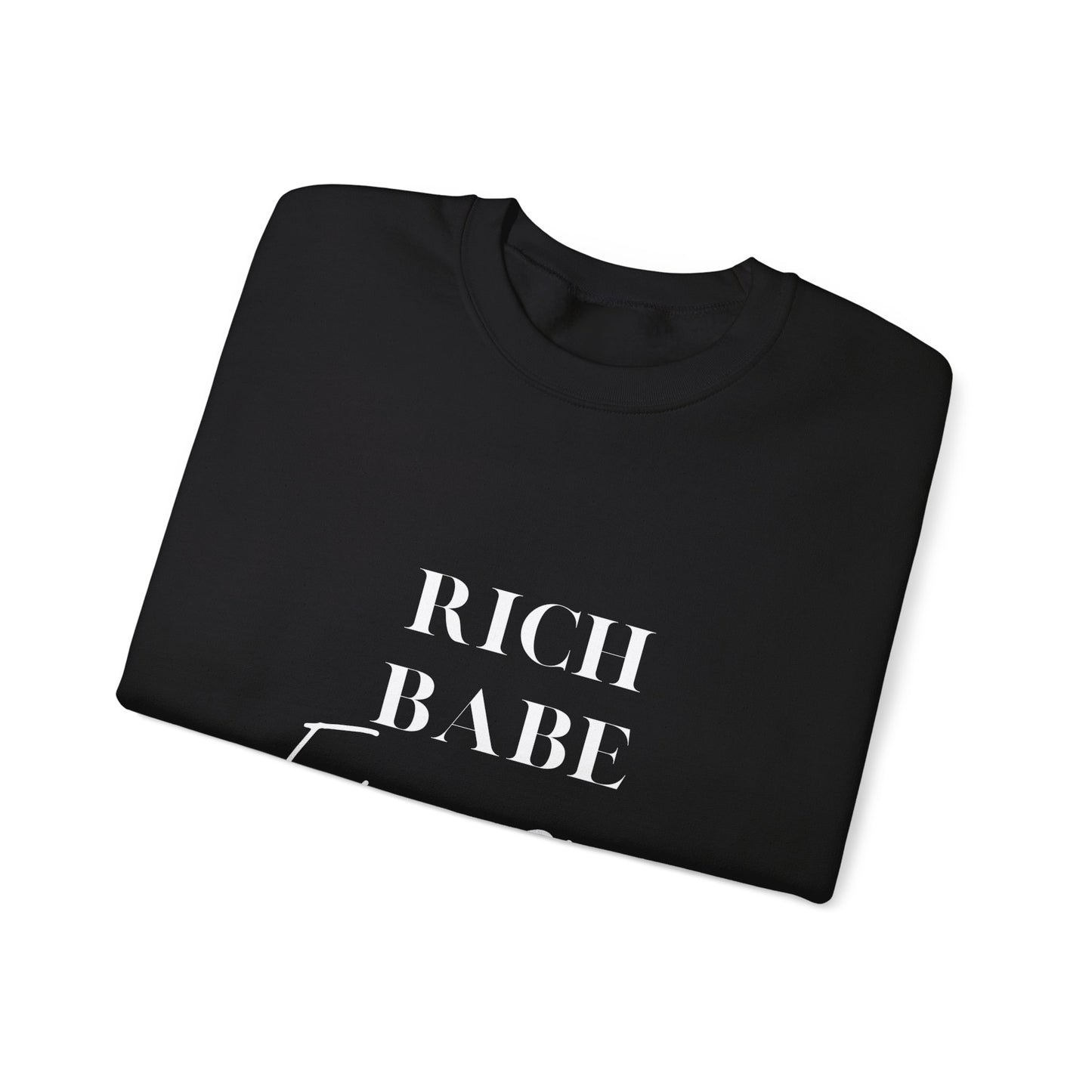Rich Babe energy sweater funny gift for her bestie gift galentine sweater funny Valentine's sweater gift for him entrepreneur gift birthday