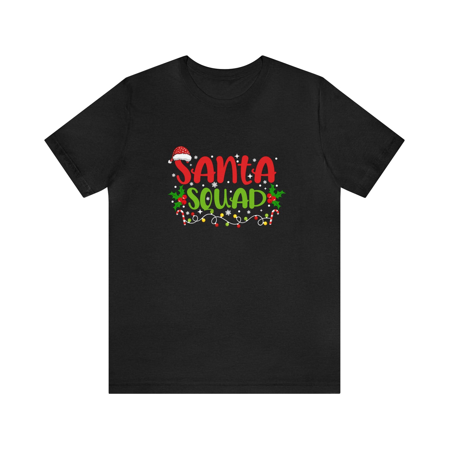 Santa's squad Matching Family Christmas Shirts Santa claus Hat family tshirts Family Christmas Shirt Xmas Tee Custom Christmas Tshirt photos