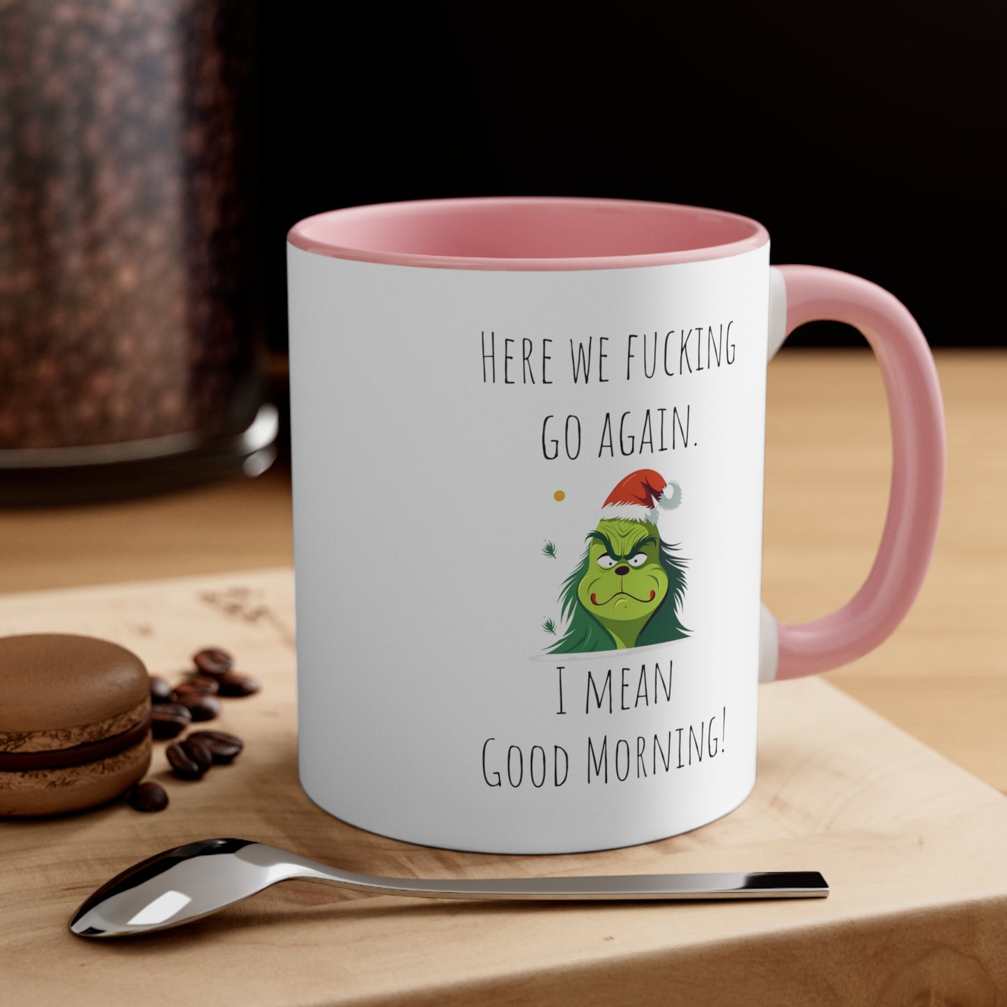 Grinch mug good morning successful woman mug Birthday Month birthday month gift coffee mug best friend gift for her tea gift for her for him